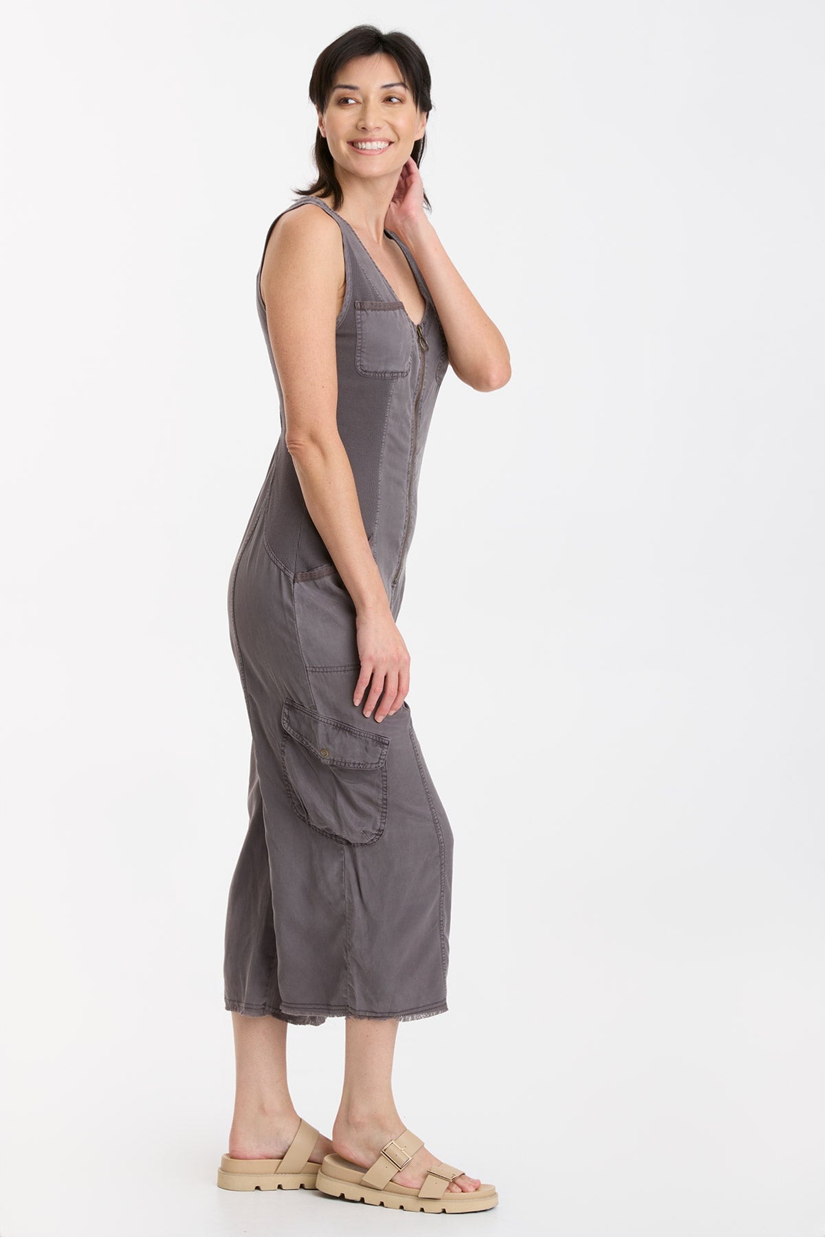 Tavin Women's Stylish Crop Jumpsuit - Fashionable One Piece Romper for Summer Outfits, Beachwear, and Casual Street Style