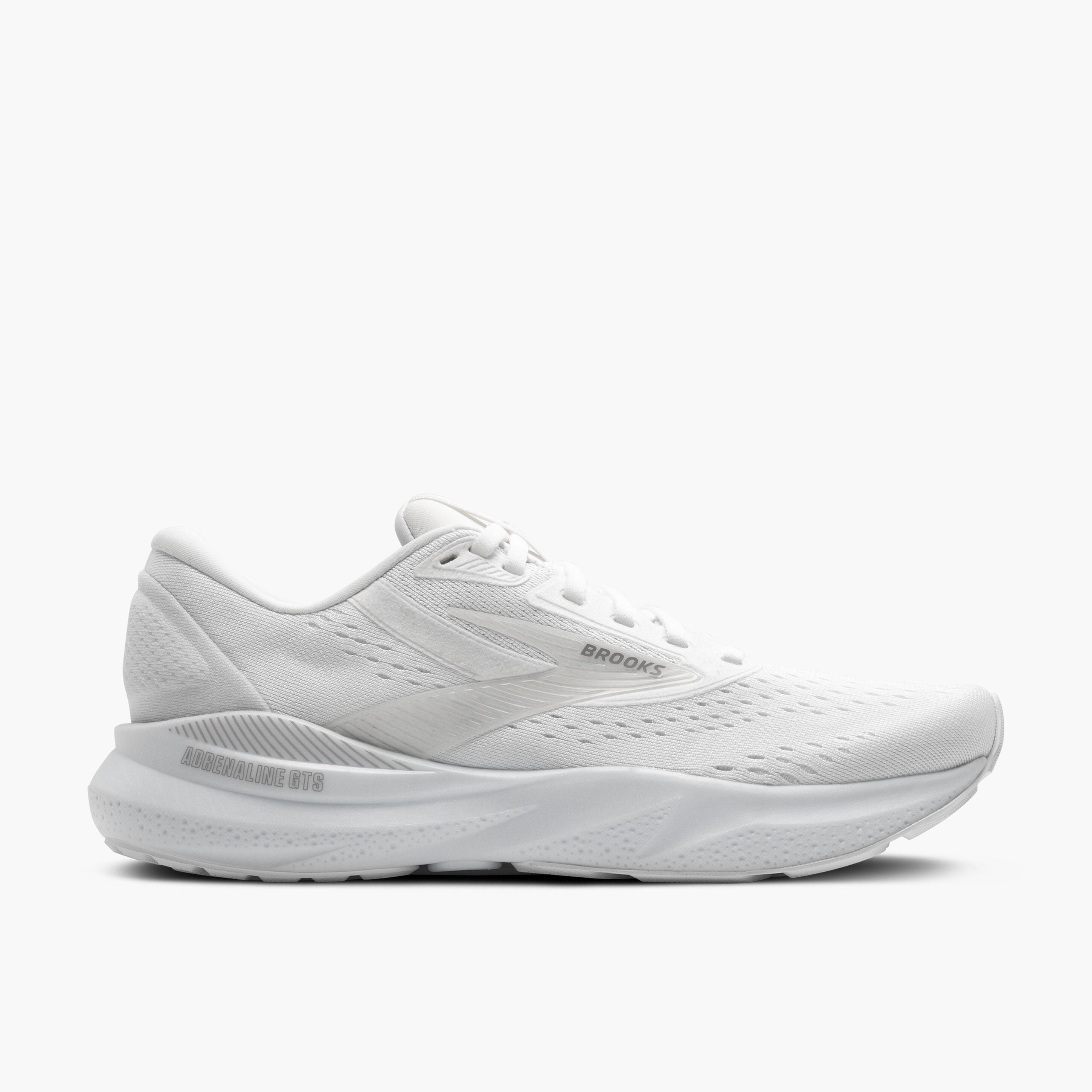 Women's Adrenaline GTS 24 Running Shoes - White/Oyster/Alloy Color - Lightweight Supportive Sneakers for Jogging, Gym Workouts & Everyday Wear