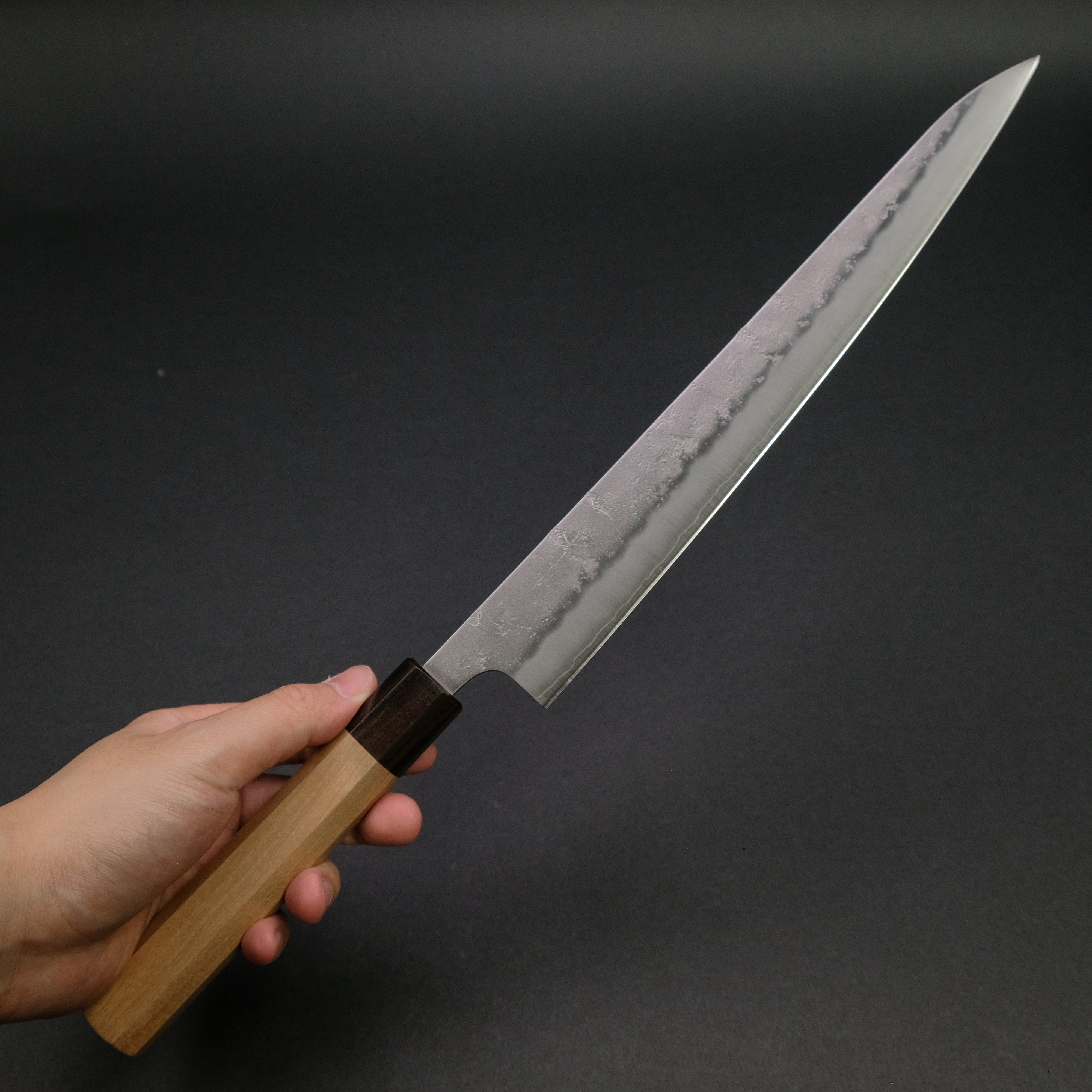 Hitohira Futana S3 Nashiji Sujihiki 270mm Japanese Chef Knife - Cherry Wood Handle for Slicing Meat, Sushi & Precision Cutting - Perfect for Home Chefs & Professional Kitchens