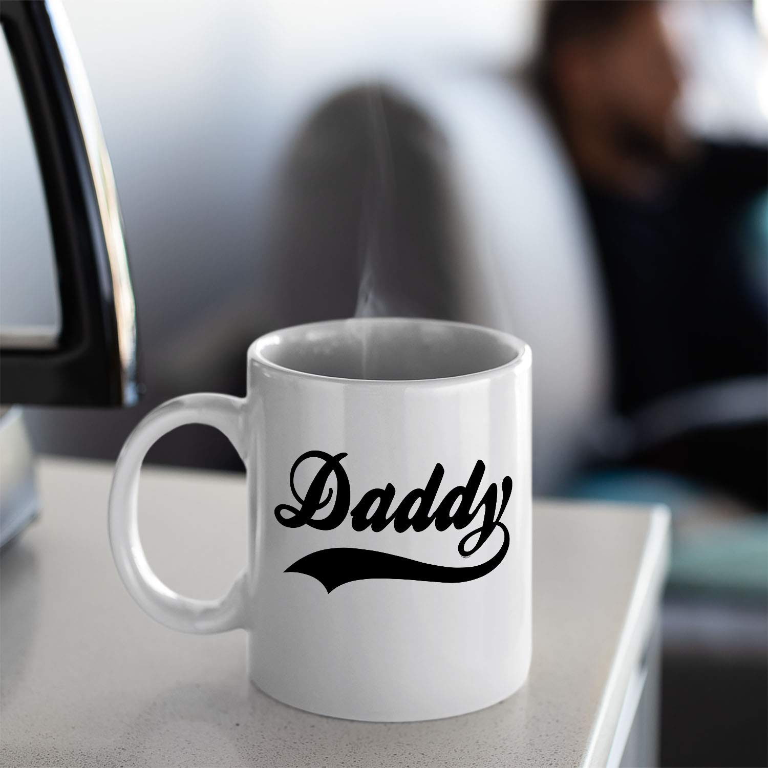 Funny White Ceramic Coffee Mug for Dad - Best Father's Day & Birthday Gift for New Dad, Stepdad, or Grandpa - Perfect for Office, Home, or Camping Use