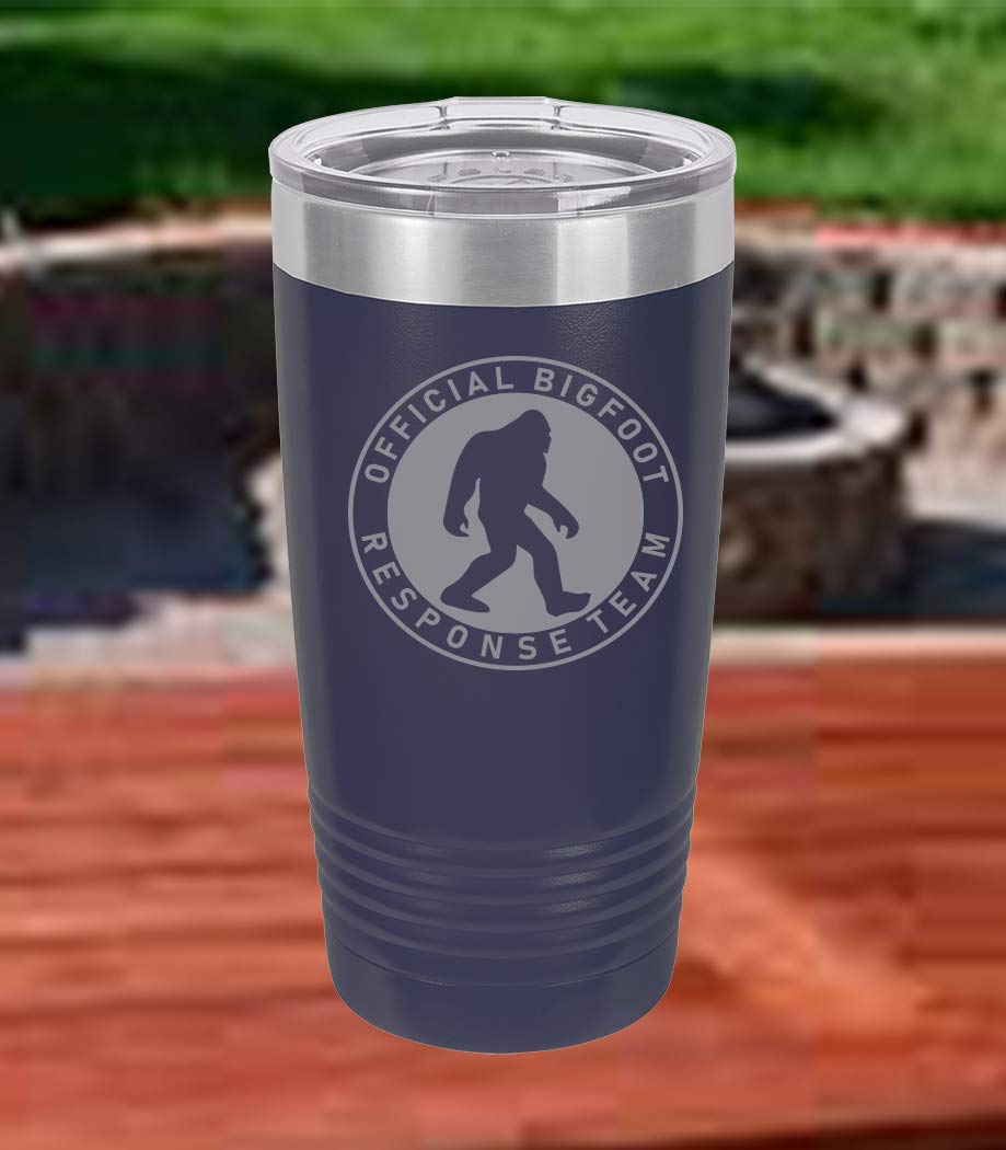 Bigfoot Response Team 20oz Insulated Tumbler - Stainless Steel Travel Mug with Lid, Perfect Gift for Bigfoot & Sasquatch Lovers - Ideal for Camping, Hiking & Outdoor Adventures
