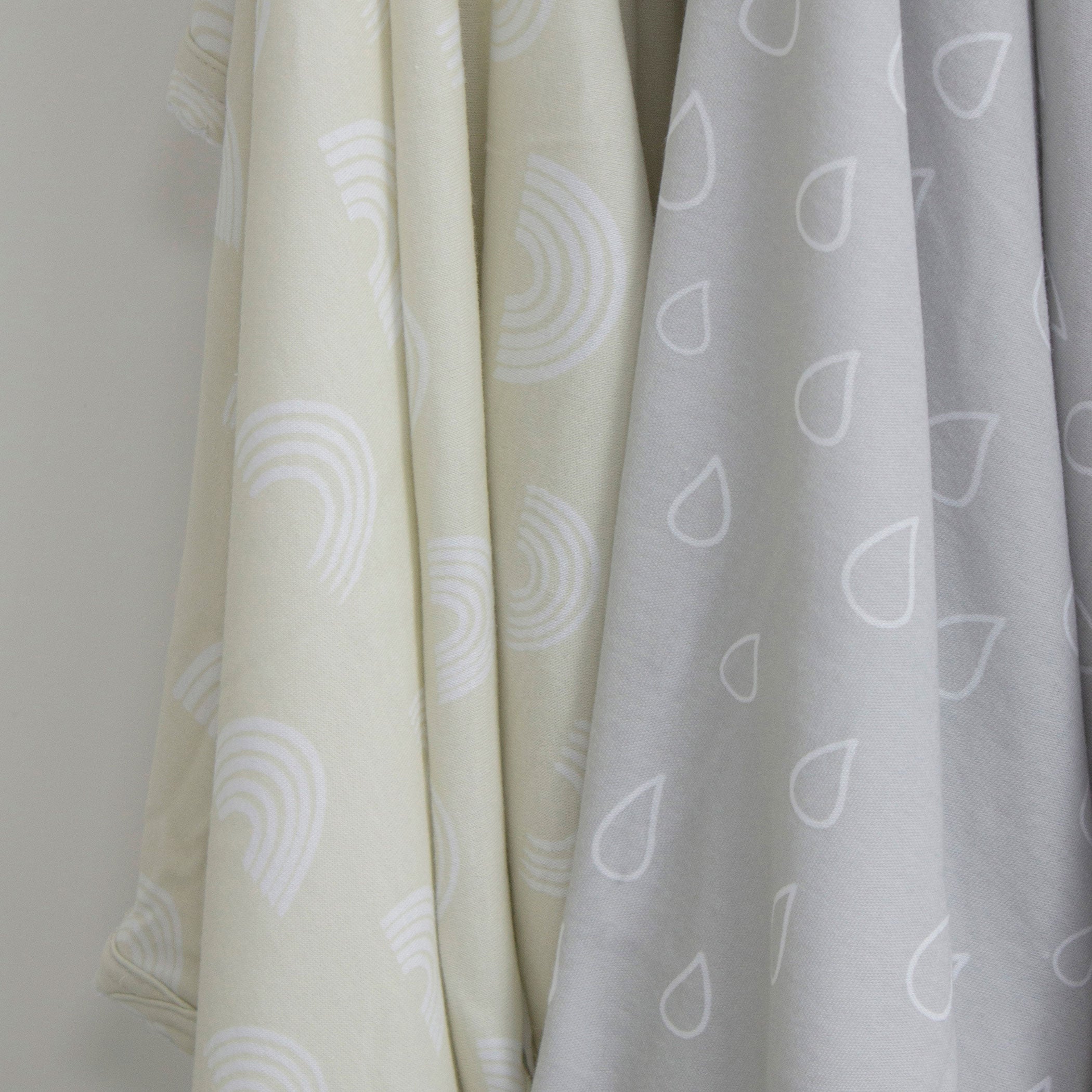 Nordic 2-Pack Jersey Wrap in Grey & Sand - Cozy & Stylish for Home, Office, and Travel