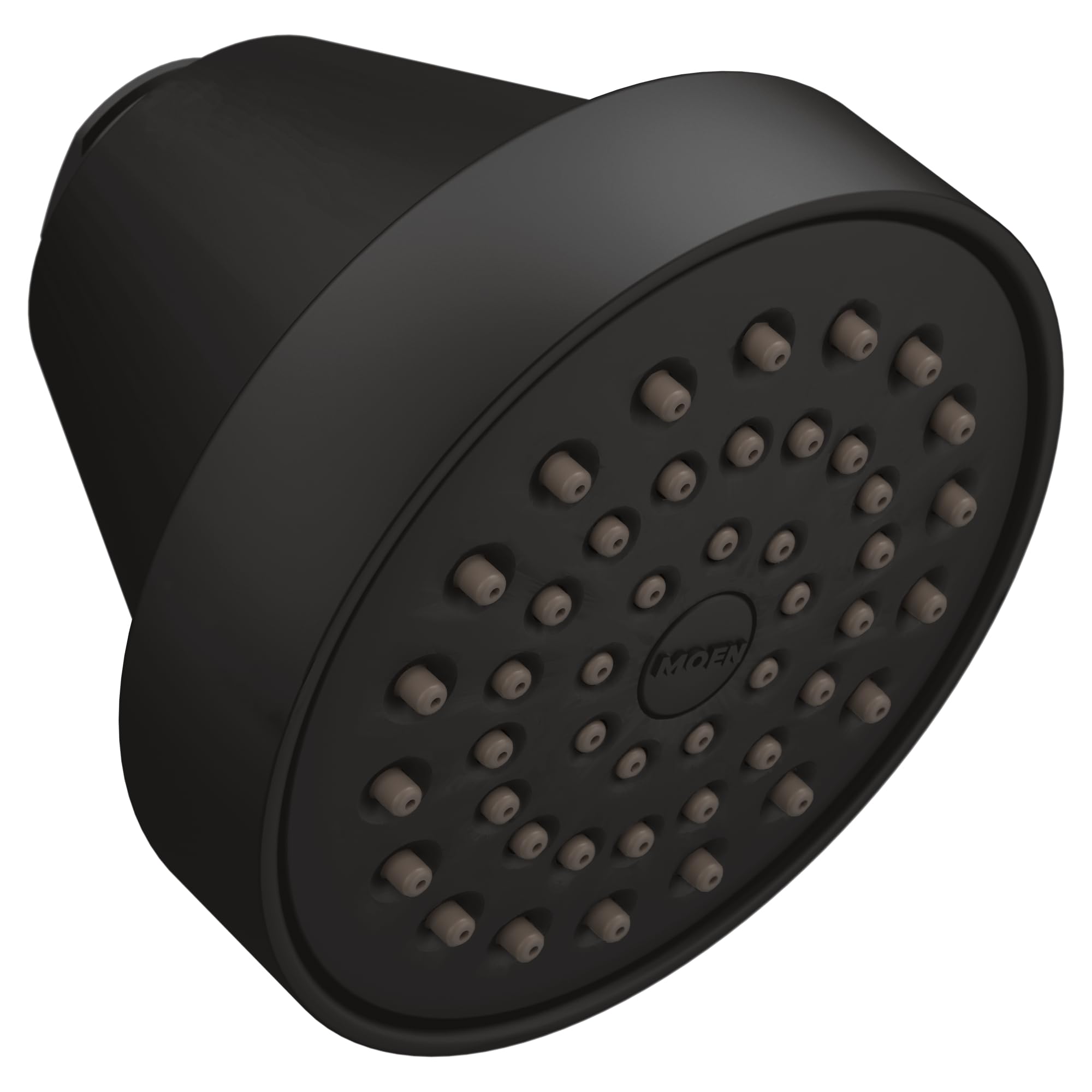Moen 6399BL Align Fixed Showerhead - Matte Black Finish, 1-Function Spray, Water Efficient Shower Head for Bathroom & Spa Relaxation