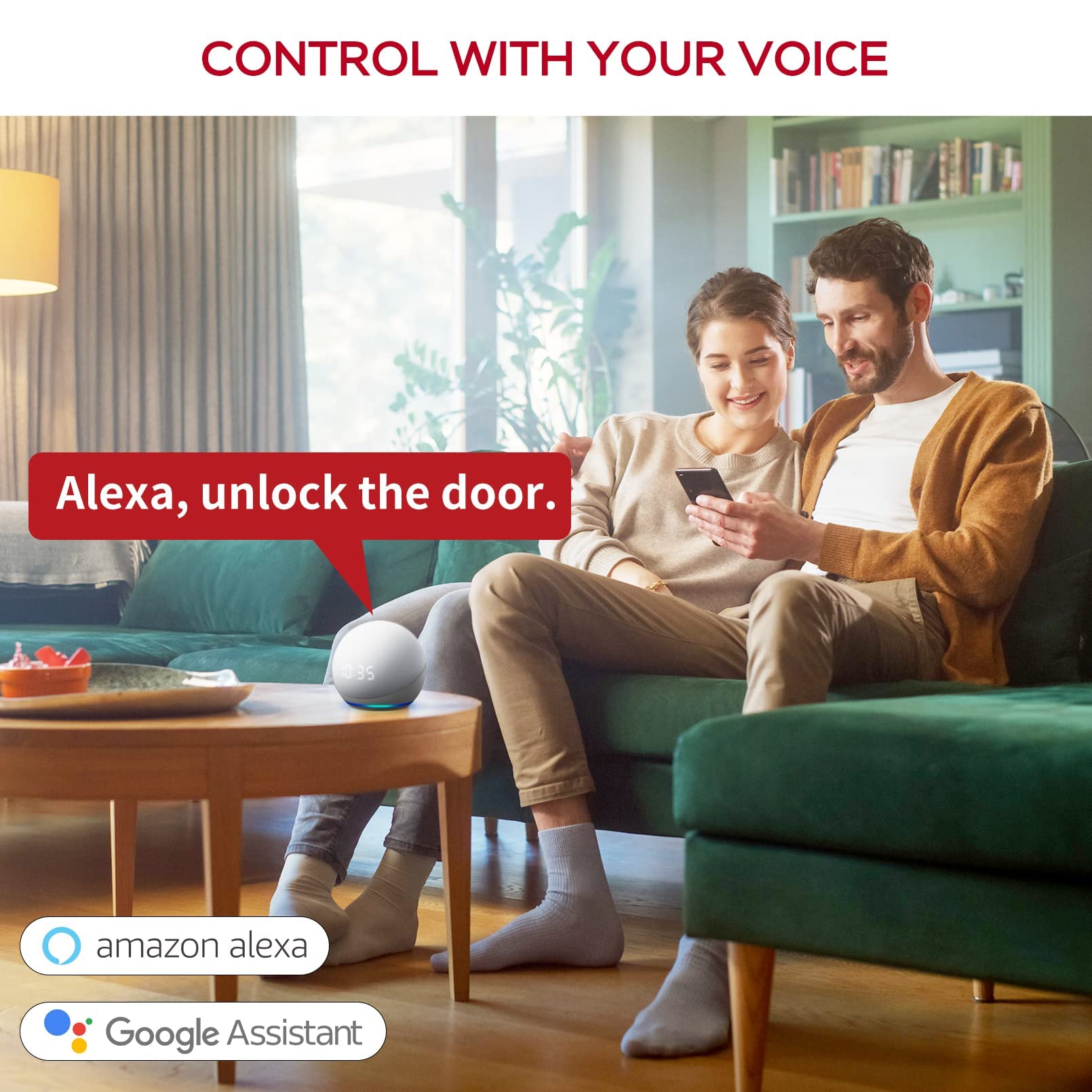 GeekTale Smart Keyless Entry Door Lock - Fingerprint & Keypad Deadbolt for Front Door, App Control, Auto Lock, Exterior Security - Perfect for Home, Office & Vacation Rentals