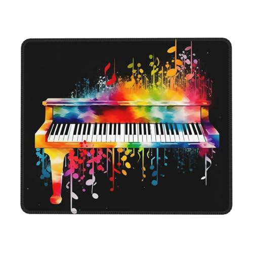 Colorful Piano Keyboard Music Note