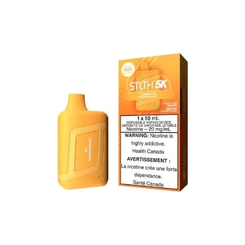 STLTH 5K Disposable Vape - 5000 Puffs, 5 Pack - Long-Lasting Flavor - Perfect for Travel, Parties & On-the-Go Vaping (Ontario)