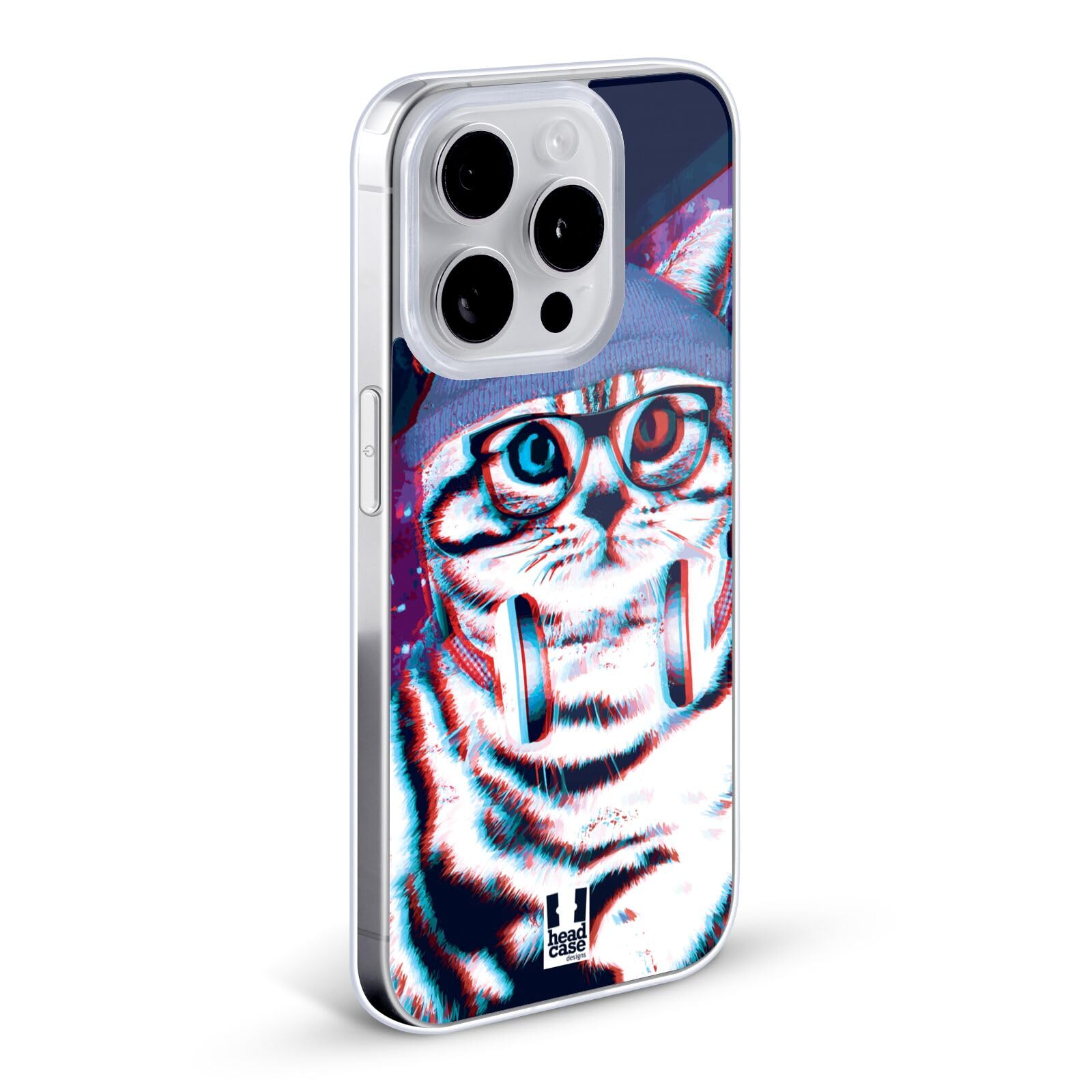 Hippie Strange Cats Soft Gel Phone Case Compatible with Apple iPhone 7/8/SE 2020 & 2022 - Cute Protective Cover for Everyday Use, Work & Travel