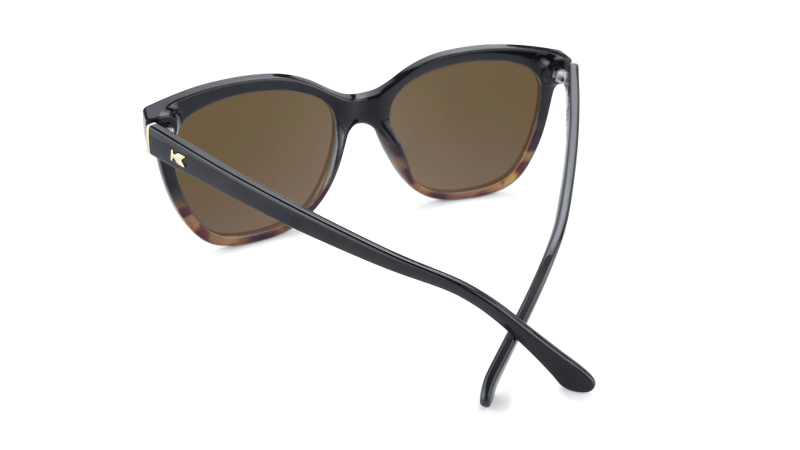 Deja Views Glossy Black & Blonde Tortoise Shell Fade Sunglasses - Stylish UV Protection Shades for Women & Men, Perfect for Driving, Beach & Outdoor Activities