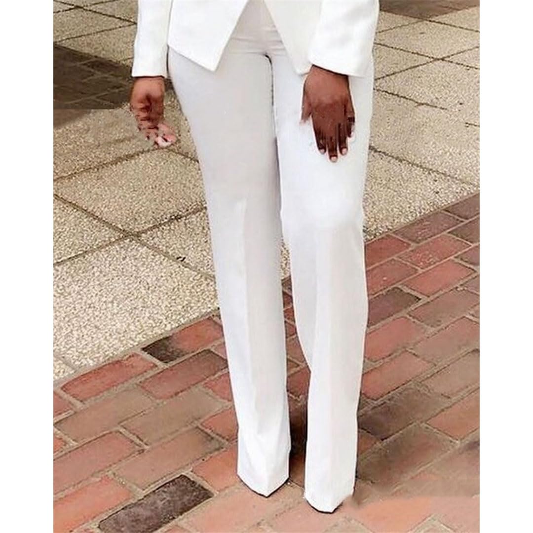 Women's Double Button Blazer & Pants Suit Set - 2 Piece Formal Outfit for Office, Business, and Special Occasions