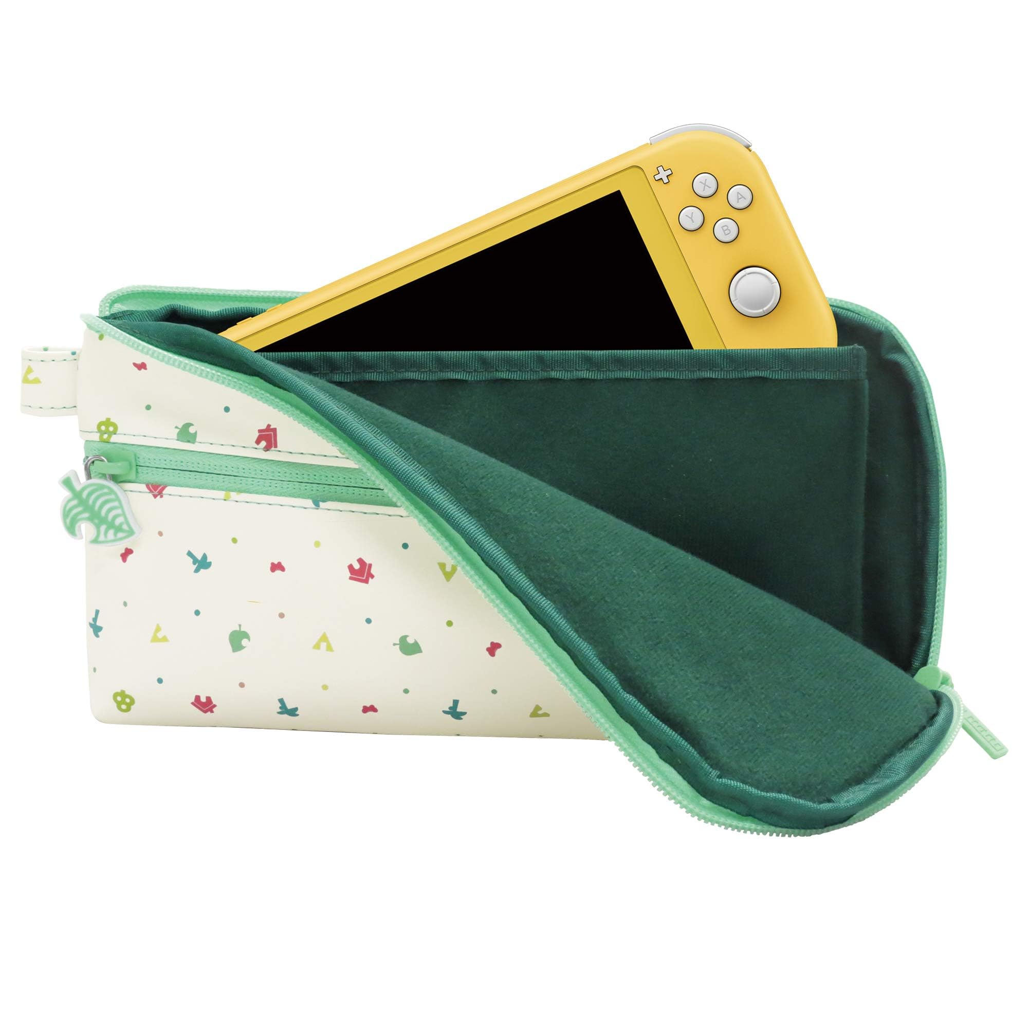 HORI Atsumare Animal Crossing Hand Pouch for Nintendo Switch & Switch Lite - Compatible with All Switch Models - Perfect for Gaming Comfort & Travel Protection