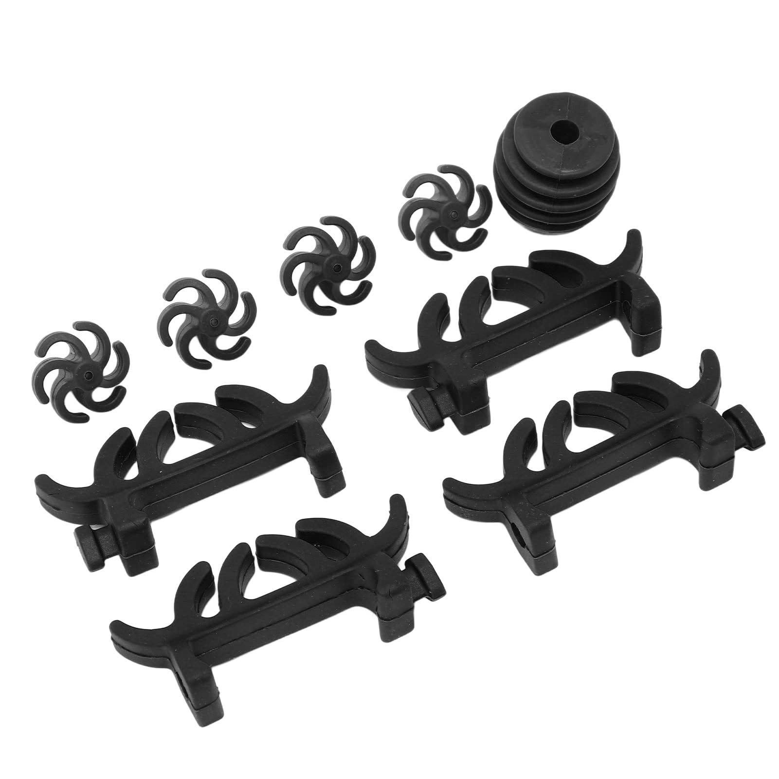 Lightweight Rubber Bow String Stabilizer - Anti Vibration Set for Composite Pulley Bows | Easy to Install with Good Elasticity | Perfect for Archery Practice & Hunting Accessories