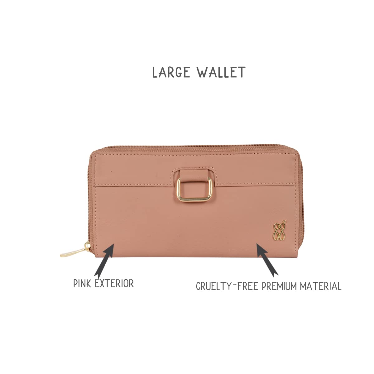 Baggit Women's Large Wallet - Stylish Ladies Purse with Credit Card Slots & Money Holder | Perfect for Everyday Use, Travel & Shopping