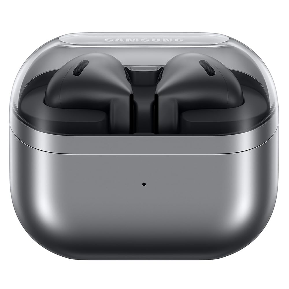 SAMSUNG Galaxy Buds3 (2024) Wireless Bluetooth Earbuds with ANC, AI Real-Time Translation, Hi-Fi Sound & Water Resistance - Touch Control Noise Cancelling Earbuds for Travel, Workouts & Conference Calls (Silver, International Model)