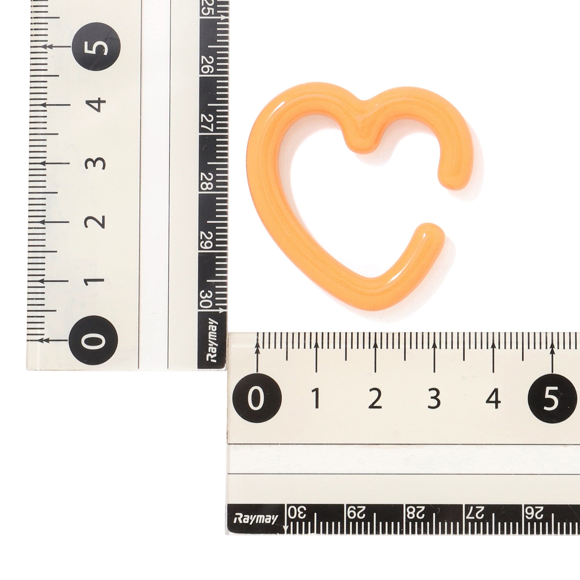Orange Heart-Shaped Chopstick Rest - Elegant Tableware for Sushi, Asian Cuisine & Home Dining Decor