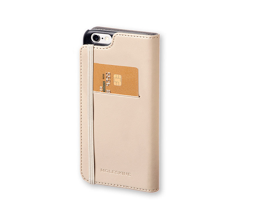 Moleskine Classic Bookstyle Leather Case for iPhone 6 Plus - Premium Protective Cover for Work, Travel & Daily Use