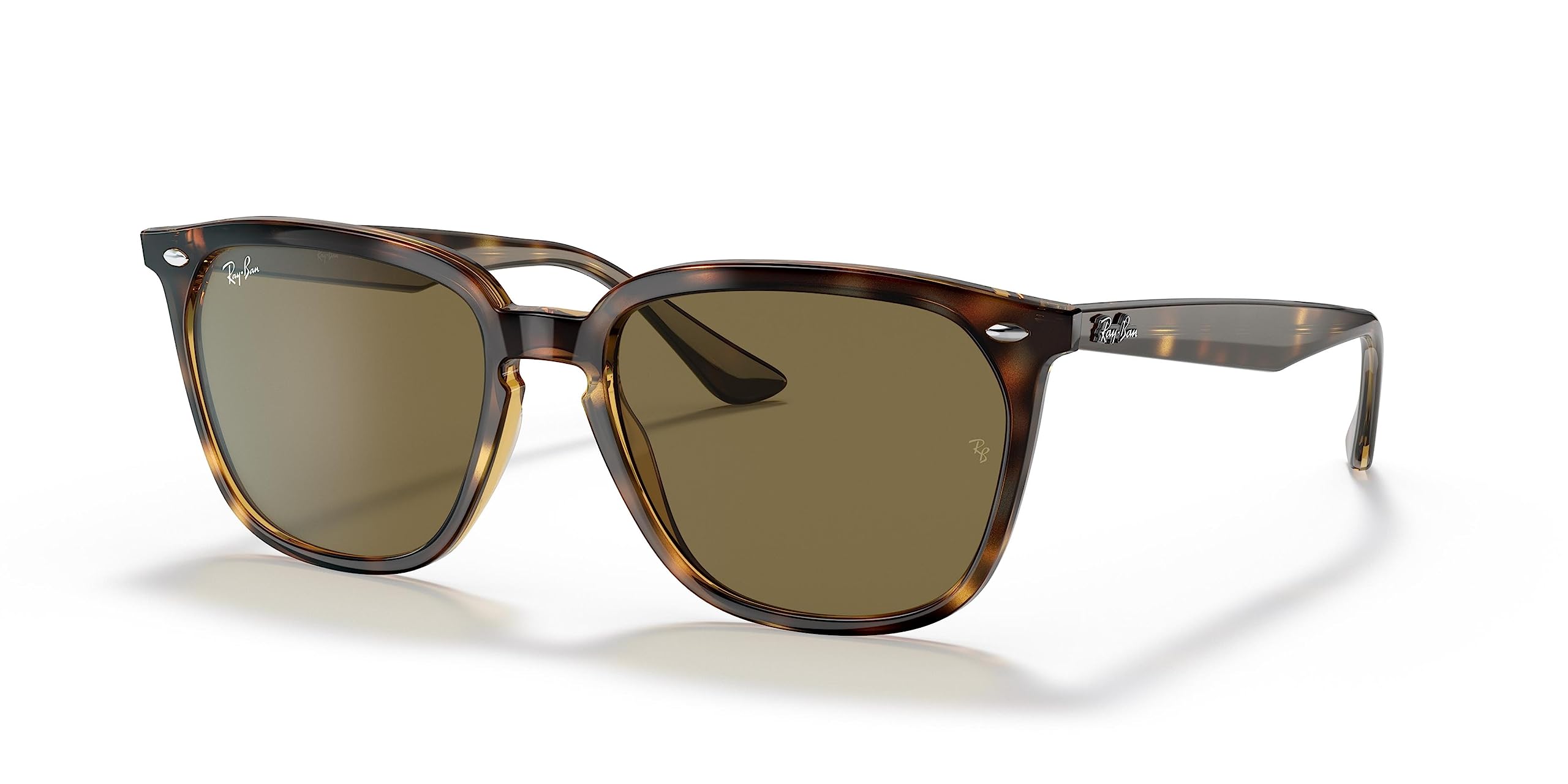Ray-Ban RB4362 Square Sunglasses for Men & Women - Classic UV Protection Shades for Driving, Beach & Outdoor Activities