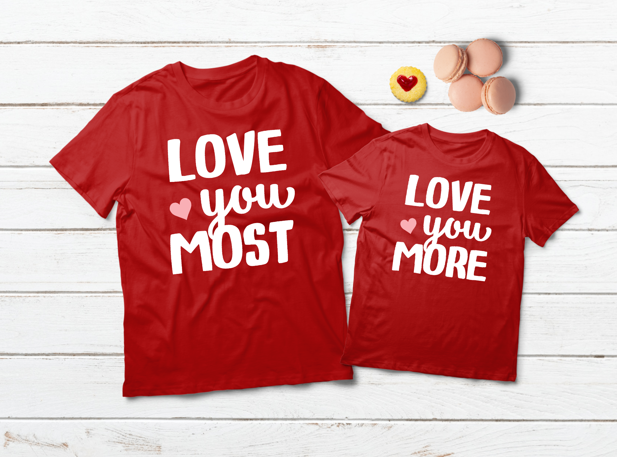 Mom and Baby Matching Outfits - Cute Valentine's Day Gifts Set for Mother & Child - Perfect for Family Photos, Special Occasions and Mother's Day Celebrations