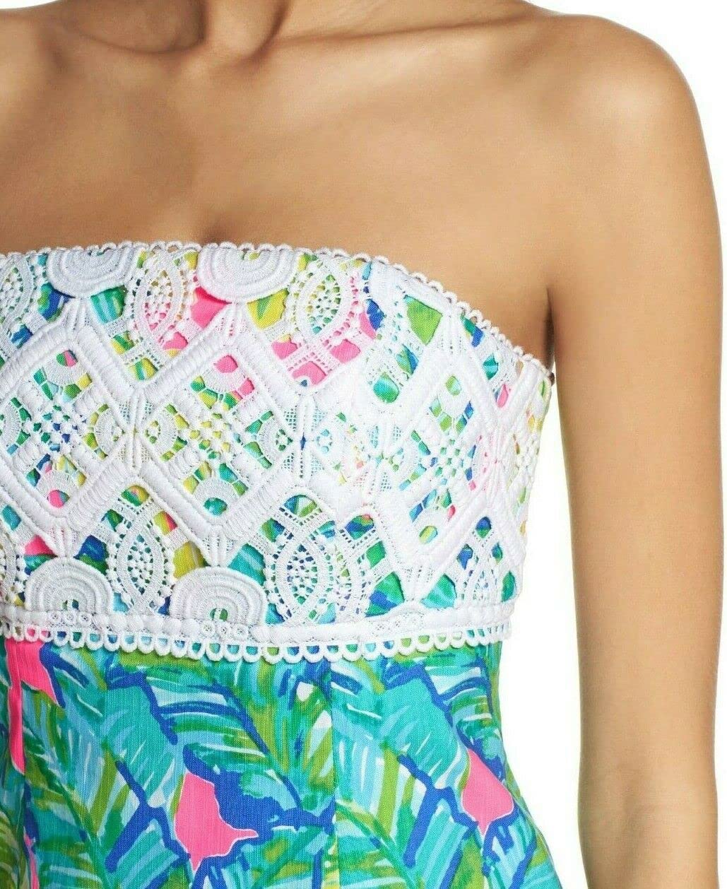 Lilly Pulitzer Brynn Pink Sunset Local Flavor Dress for Women, Size 2 - Perfect for Summer Parties, Beach Vacations & Casual Outings