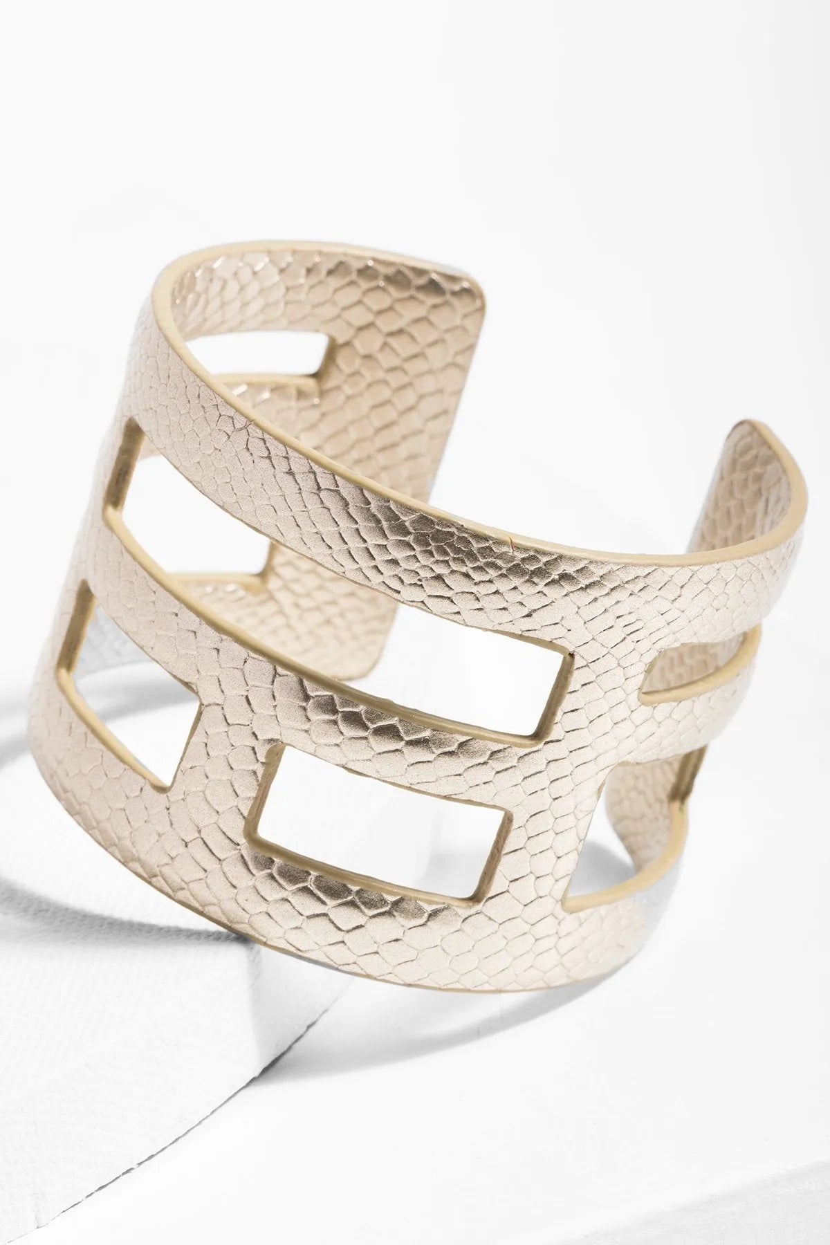 Jaanavar Animal Print Cuff Bracelet for Women - Stylish Boho Fashion Accessory for Parties, Weddings & Everyday Wear