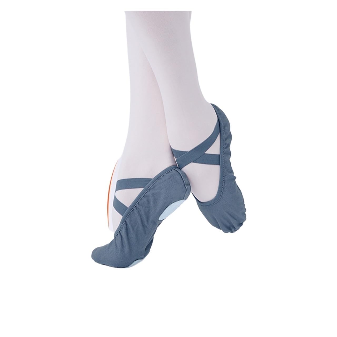 Professional Ballet Shoes for Women & Girls - Split Sole Dance Slippers for Ballet Training & Performance (Blue, Size 24) - Perfect for Ballet Classes, Recitals, and Dance Practice