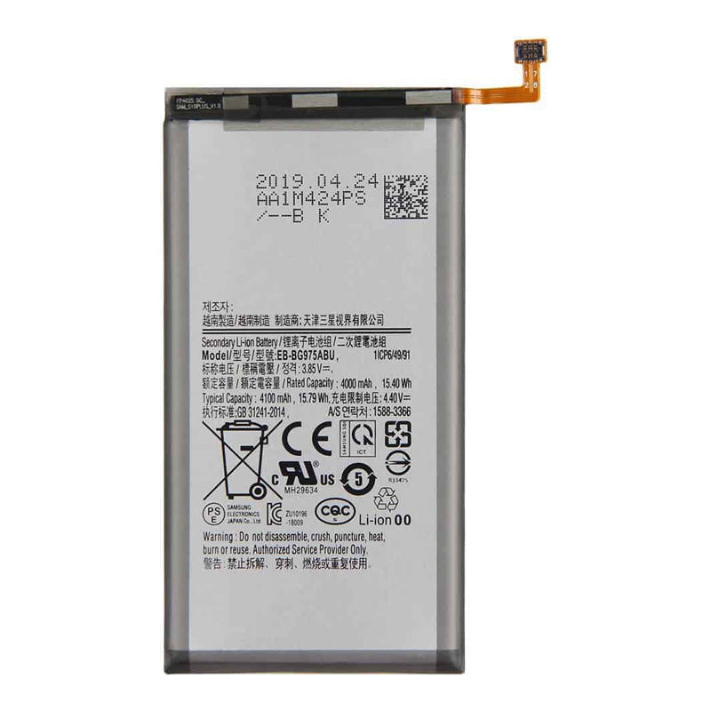 Samsung Galaxy S10 Plus Battery Replacement - High Capacity 3500mAh EB-BG975ABU | OEM Compatible | Fast Charging | Long Lasting Power for Gaming, Streaming & Daily Use
