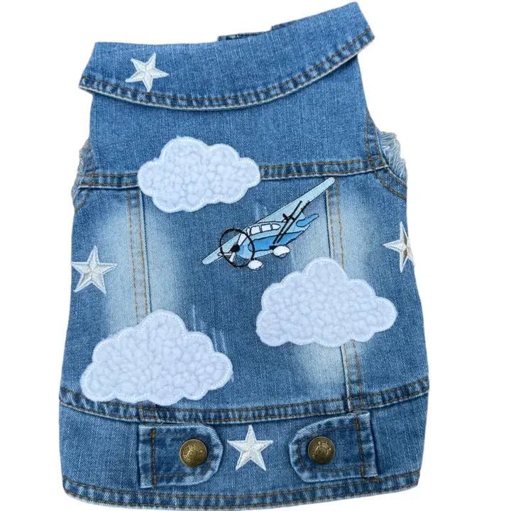 Cloud 9 Denim Vest for Women - Stylish Lightweight Jacket with Pockets | Perfect for Casual Outfits, Music Festivals & Streetwear Fashion