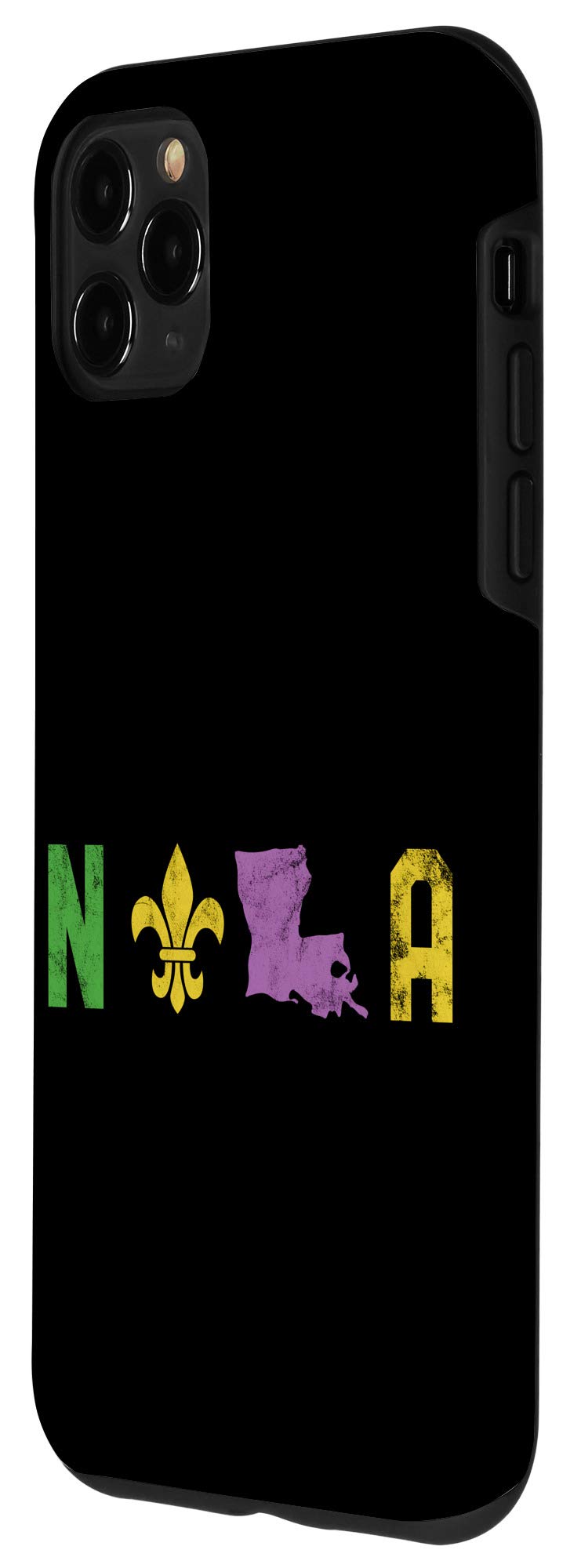 iPhone 11 Pro Max Case - Mardi Gras New Orleans Vintage Design Party Gift - Perfect for Carnival Celebrations & Festive Events