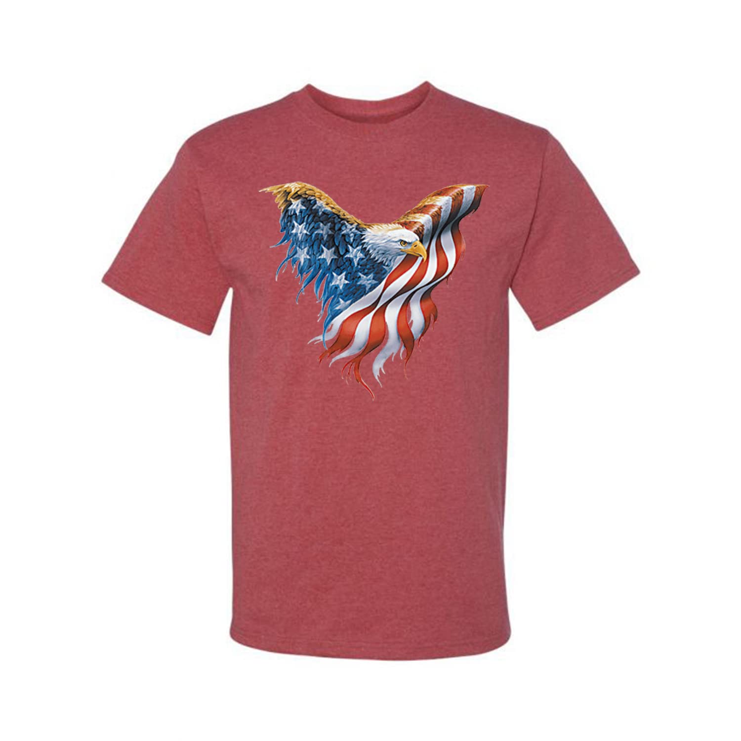 USA Flag Eagle Patriotic Graphic T-Shirt for Men - American Pride Tee for 4th of July, Veterans Day & Casual Wear