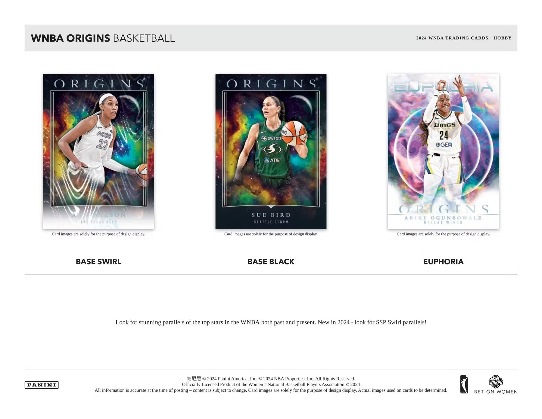 2024 Panini Origins WNBA Basketball Hobby Box - Collectible Trading Cards for WNBA Fans | Perfect for Sports Memorabilia Collectors & Gift Giving