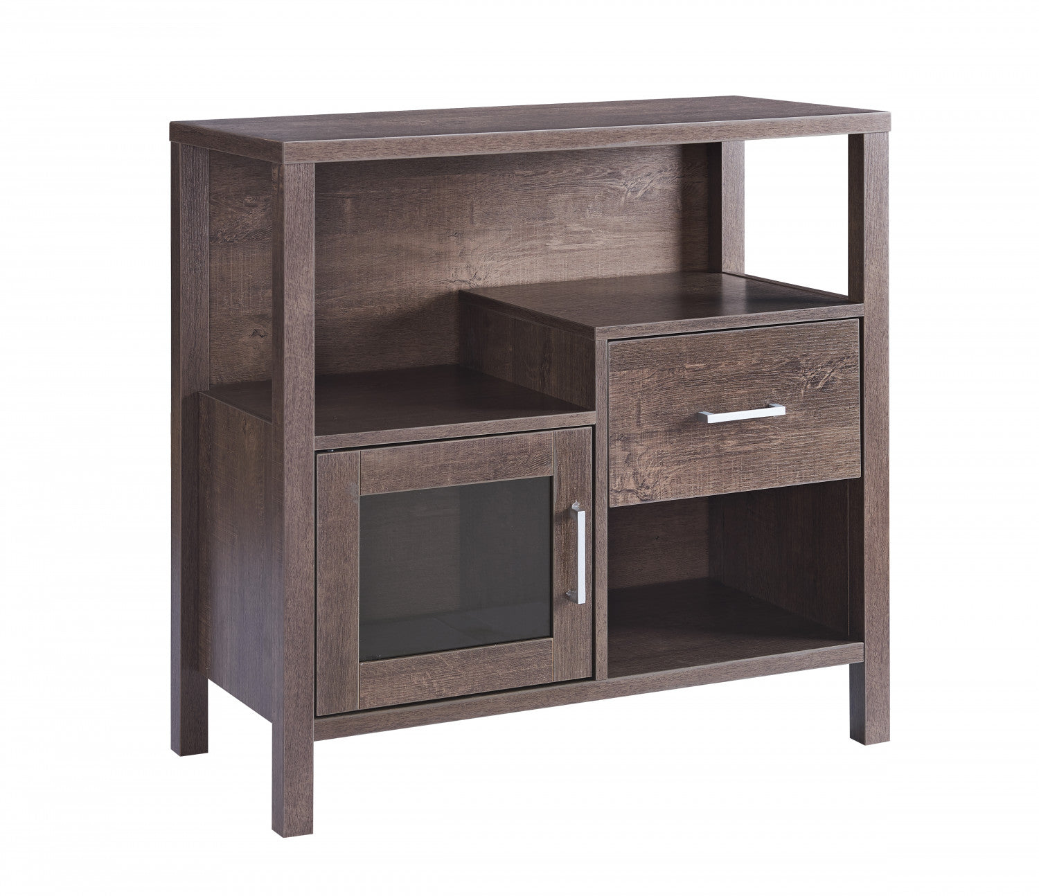 Athena Cabinet - Solid Walnut Brown Wood Storage Organizer for Living Room, Bedroom & Office | Stylish & Durable Home Furniture