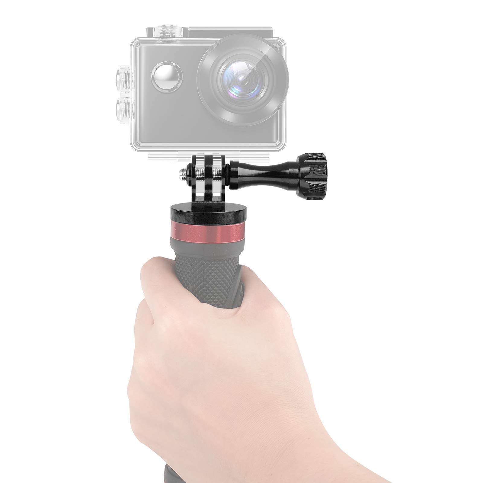 ChromLives Tripod Mount Adapter with Thumb Screw - Compatible with GoPro Hero 11/10/9/8/7/6/5/4, DJI Osmo, SJCam, Xiaoyi Action Cameras - 1/4