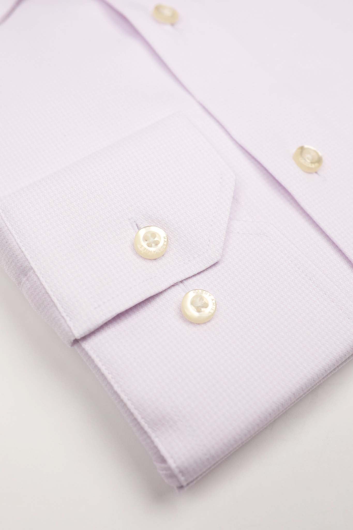 Stylish Blush Micro Check Shirt for Men - Slim Fit Casual Button Down Shirt for Office, Date Night & Spring Outfits