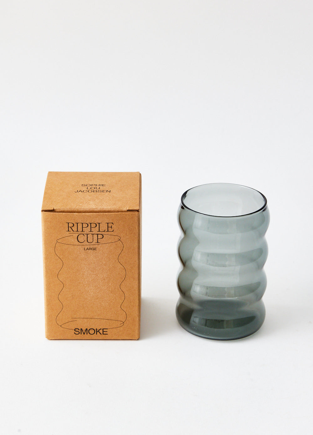 12Oz Ripple Cup Smoke - Durable Plastic Tumbler with Lid & Straw for Smoothies, Iced Coffee & Cold Drinks - Perfect for Home, Office, Gym & Outdoor Activities