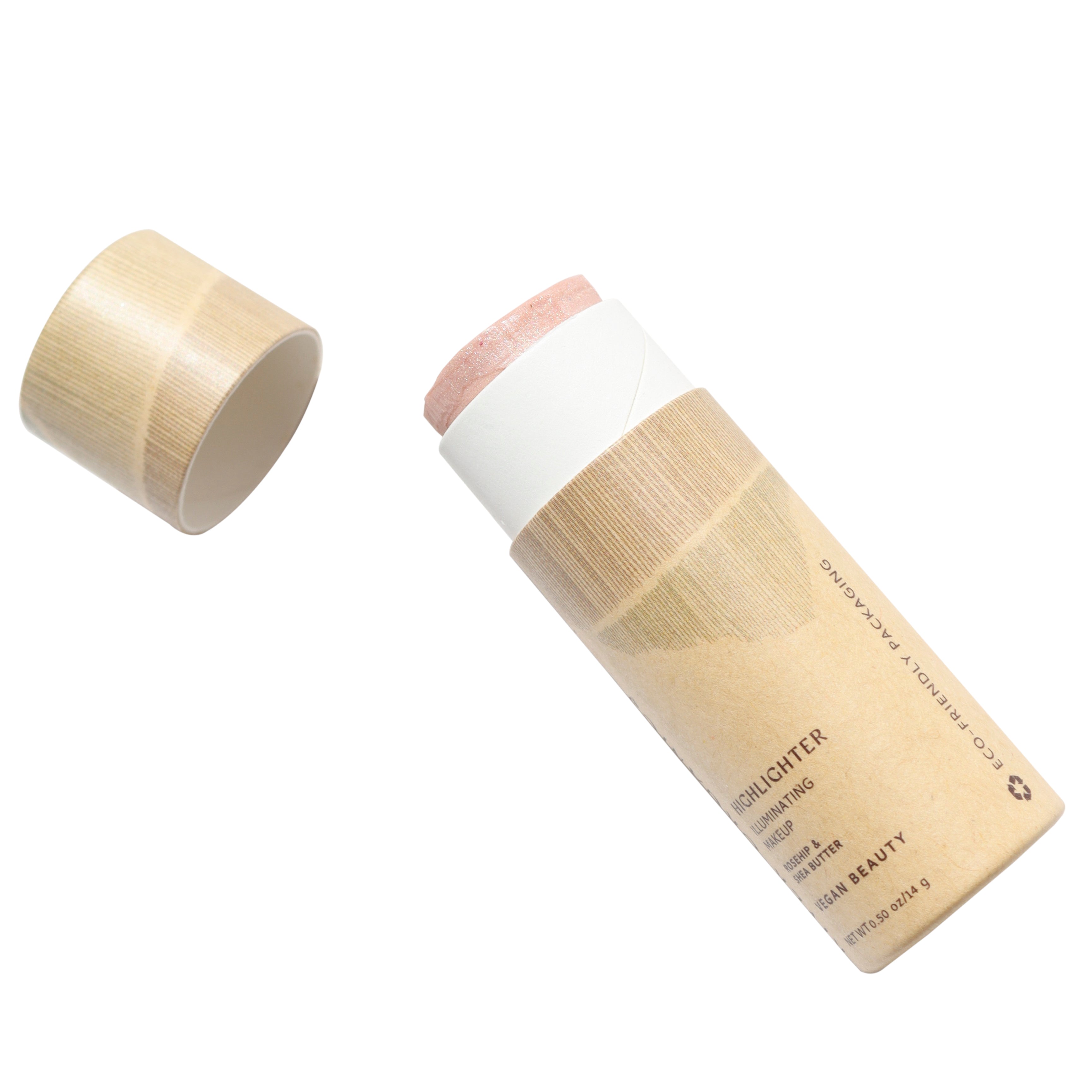 Vegan Rose Quartz Highlighter Stick - Natural Glow Makeup for Cheeks & Eyes | Perfect for Daily Wear & Special Occasions