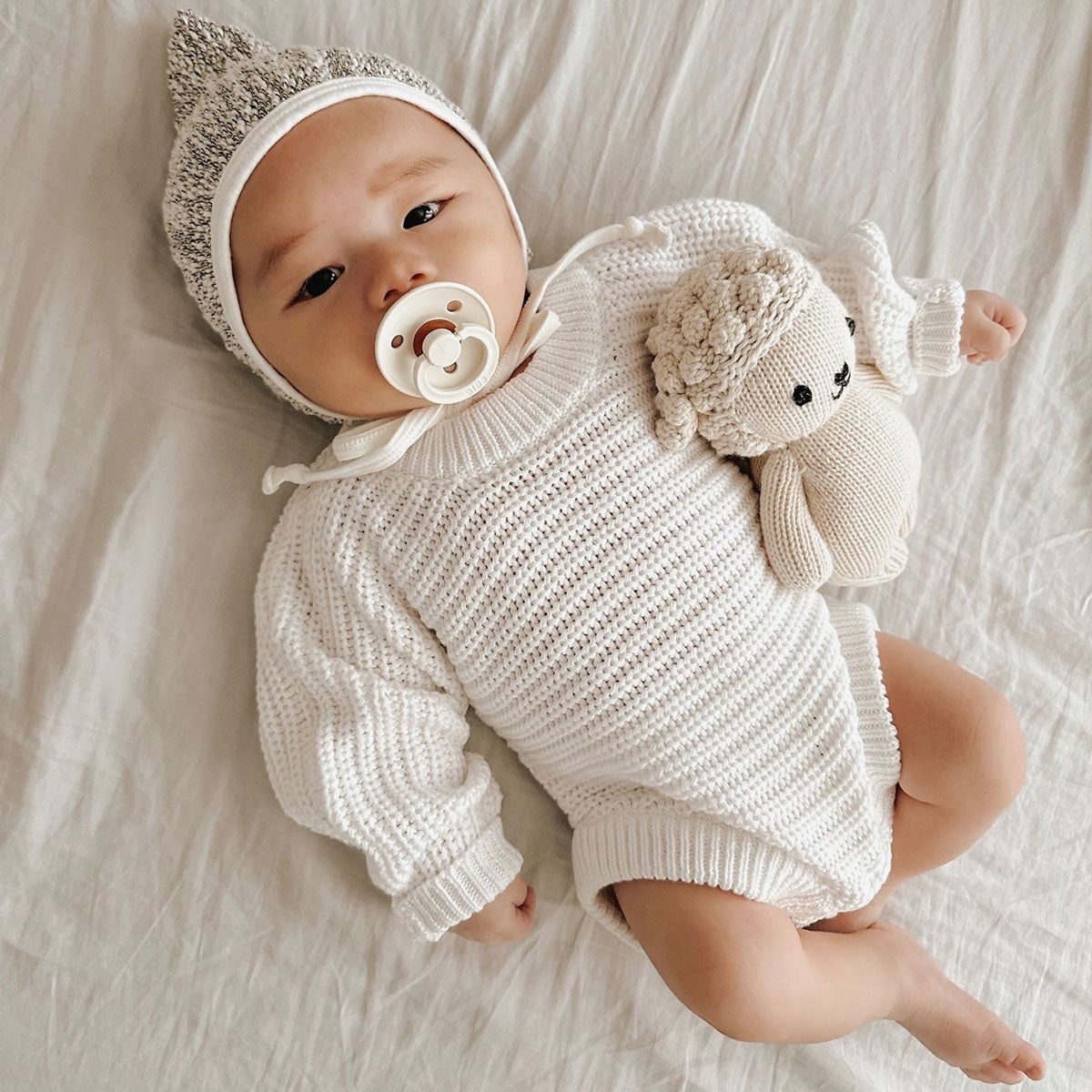 Cozy Chunky Knit Onesie for Women - Soft Dove Gray Winter Pajamas - Perfect for Lounging at Home & Cold Weather Comfort