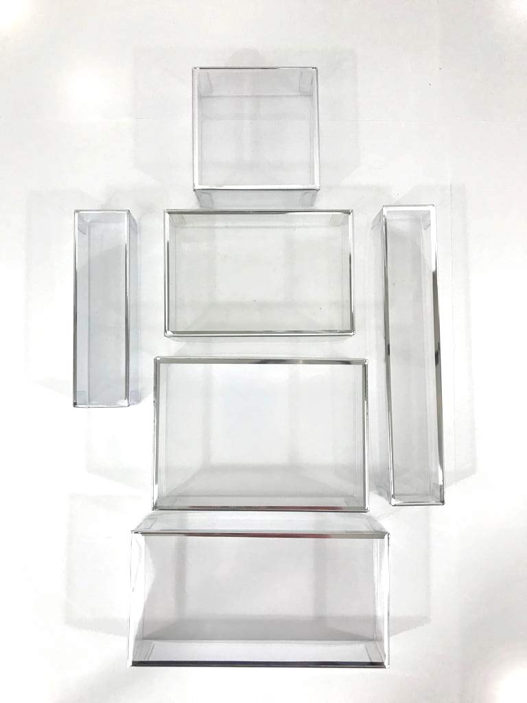 ZT Packaging Clear Acetate Gift Boxes 4.75