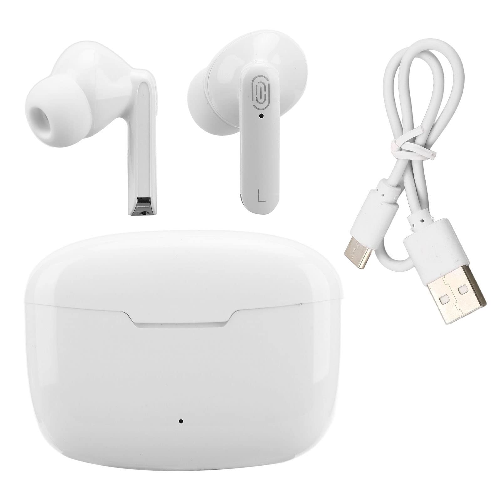 Real-Time Language Translator Earbuds - Supports 114 Languages with High Accuracy, Wireless Bluetooth Earbuds for Travel & Business (White) | Perfect for International Meetings, Travel & Multilingual Conversations