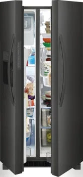 Frigidaire FRSS2323AD 22.3 Cu. Ft. Black Stainless Steel Side by Side Refrigerator - Energy Efficient, Spacious 33