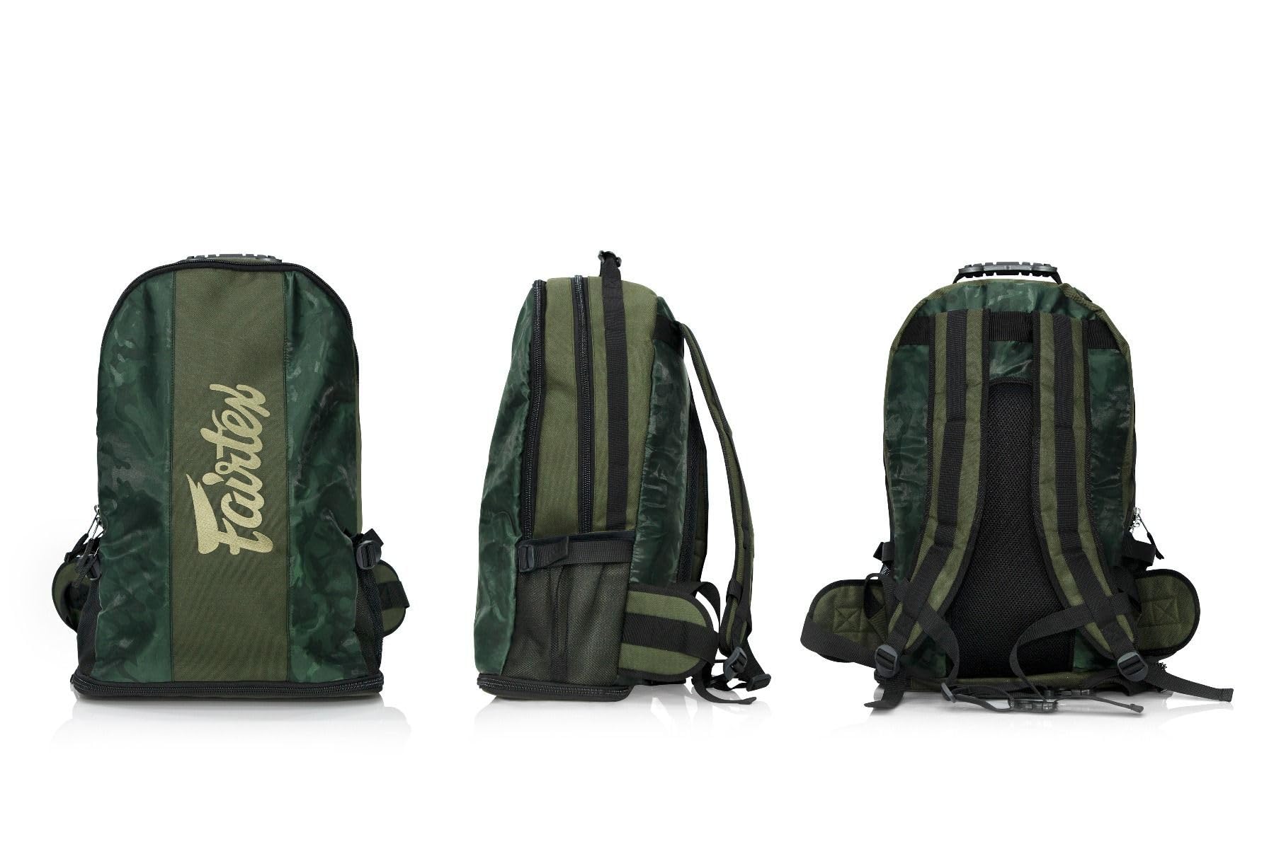 Fairtex BAG4 Muay Thai Boxing Backpack - Durable MMA Gym Bag for Training & Competition - Perfect for Muay Thai, MMA, Kickboxing & Martial Arts Practice