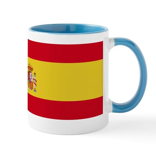 White/Blue Inside - Spanish Flag Mug