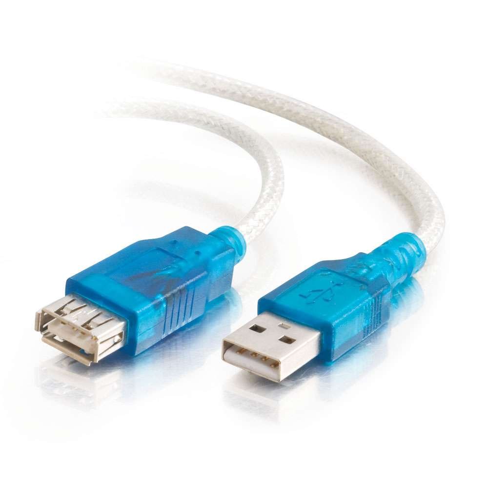 C2G Legrand USB A Male to A Female High-Speed Extension Cable 5M (16ft) - Beige USB 2.0 Data Transfer Cable for PC, Laptop, Printer & Home Office Use - 1 Pack (Model C2G 39978)