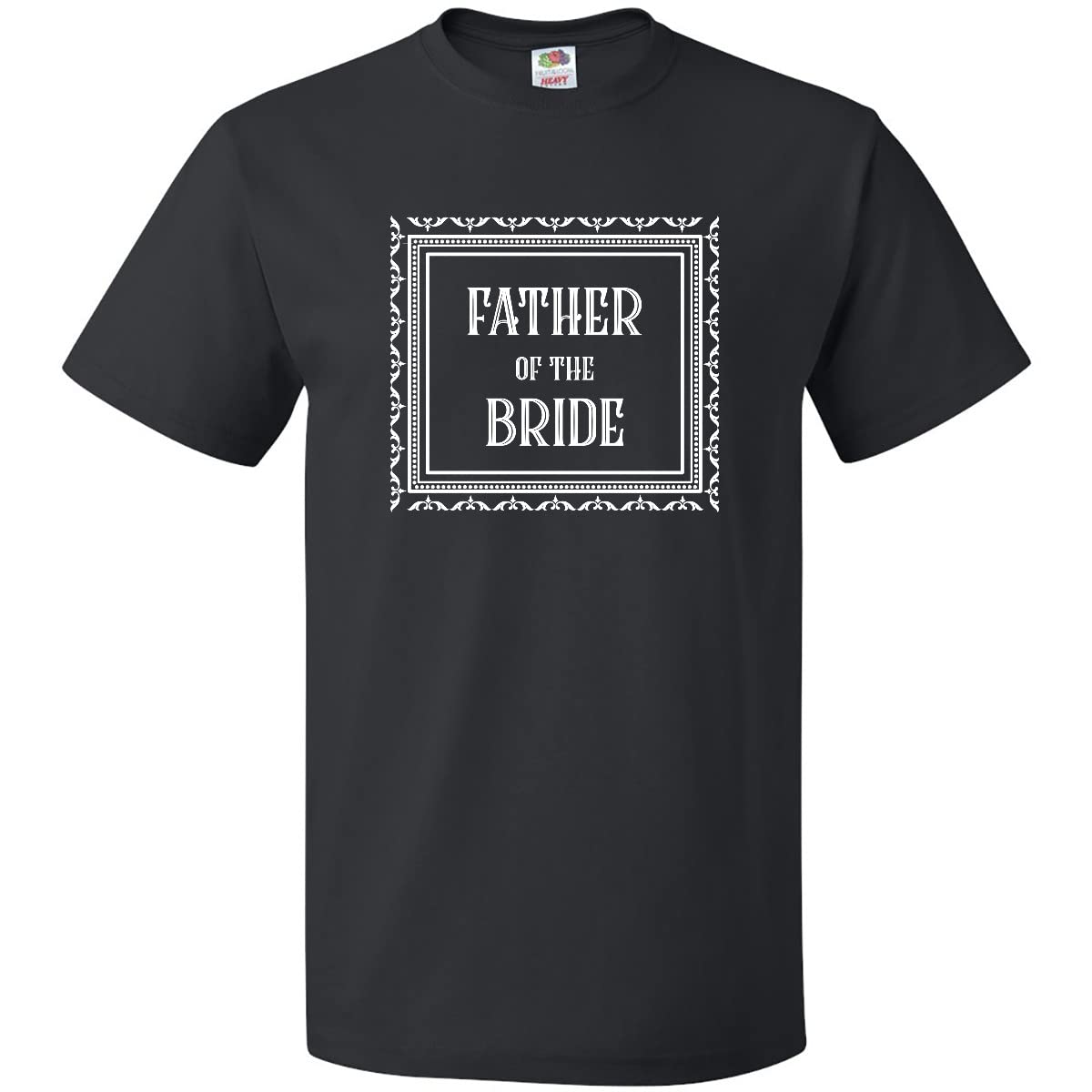 Inktastic Father of The Bride White T-Shirt - Comfortable Cotton Tee for Wedding Events, Rehearsal Dinners & Special Occasions