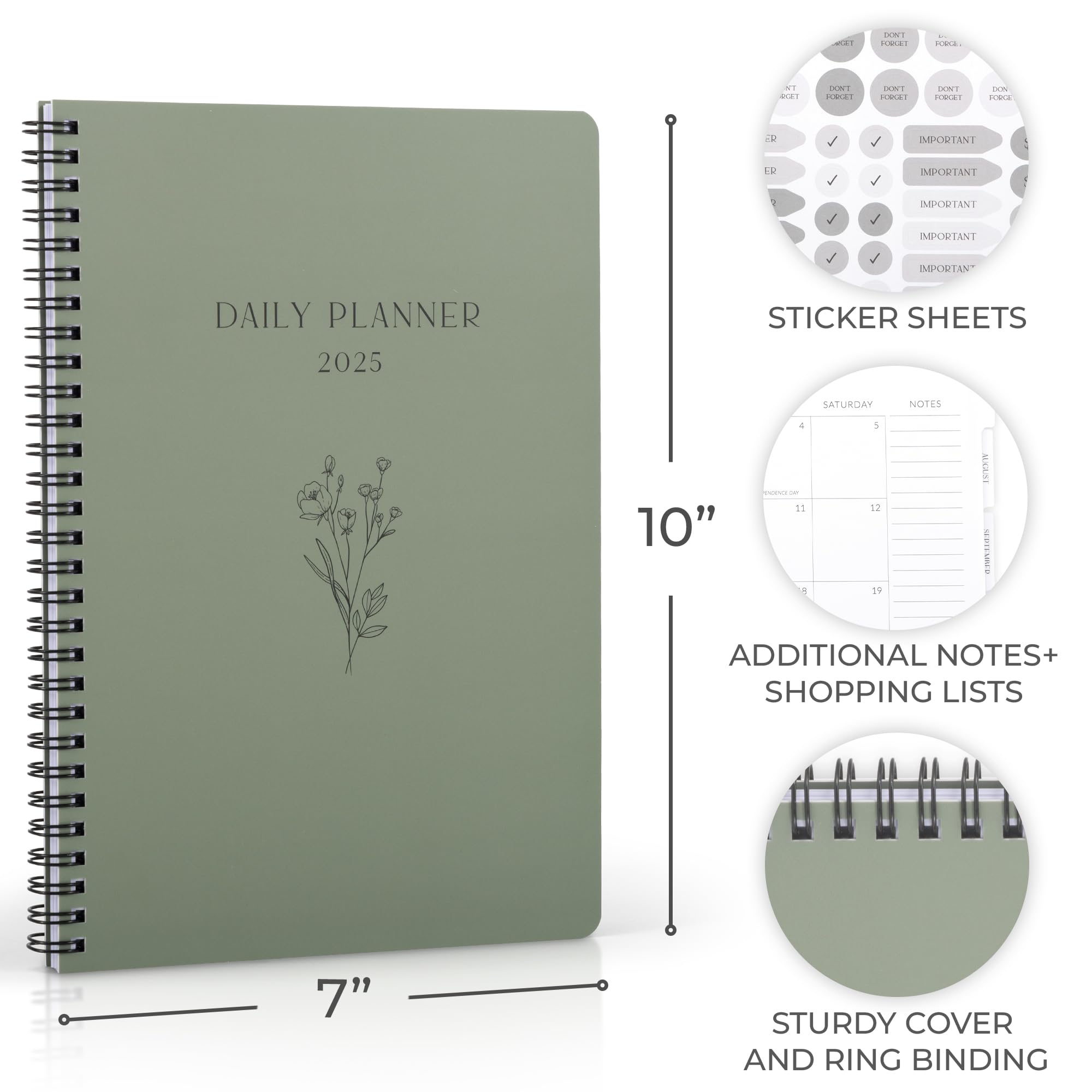2025 Daily Planner for Women & Men - 7