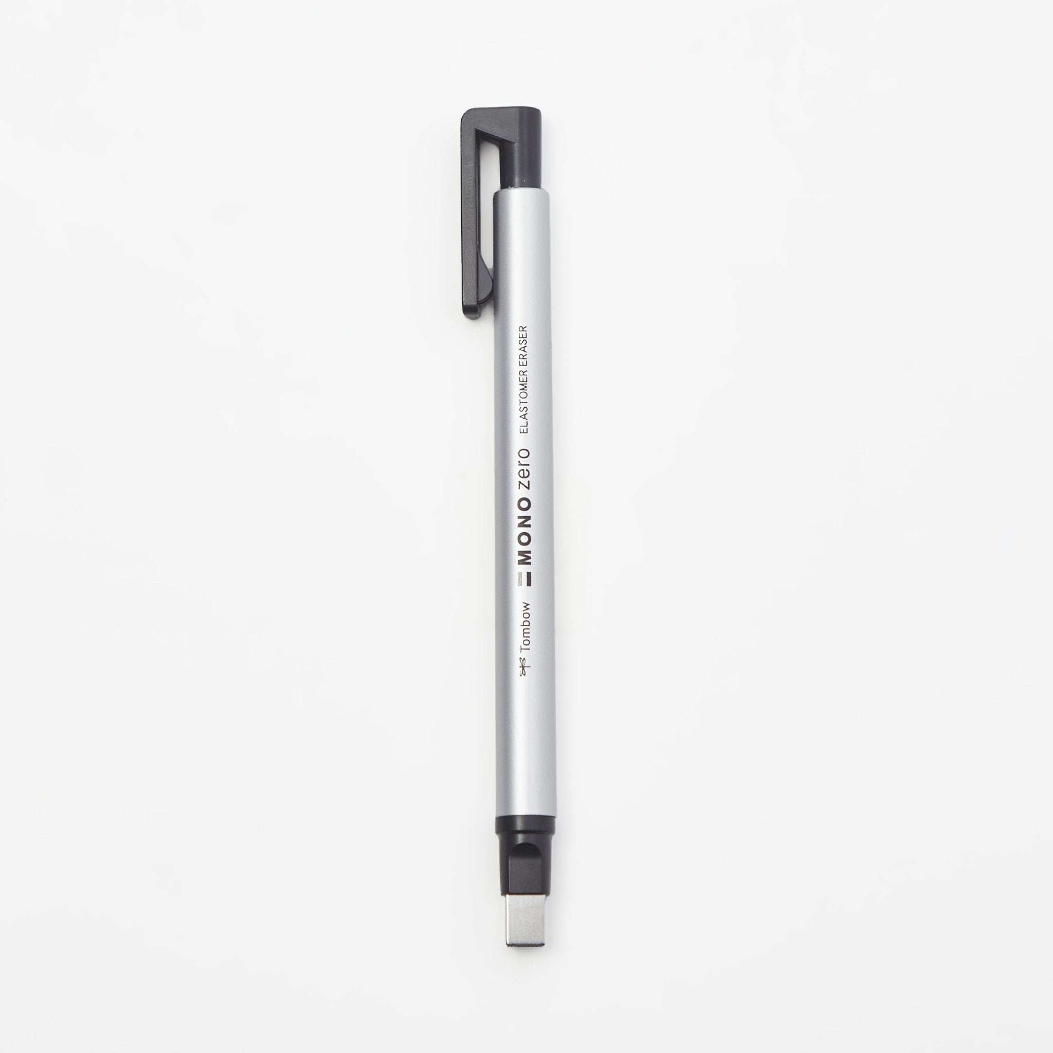 MONO Zero Flat Eraser Holder for Precision Erasing - Compatible with Tombow Pencils - Perfect for Artists, Drafting & School Use