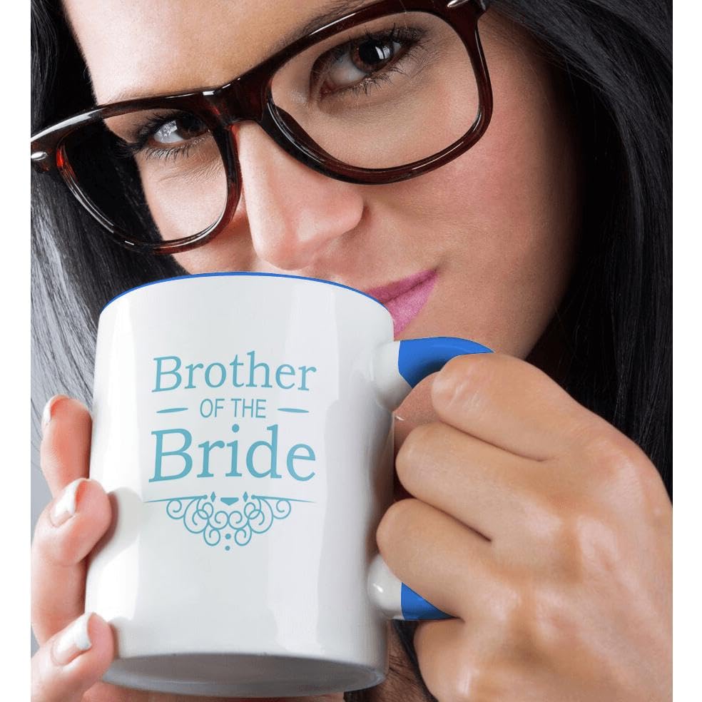 3D Rose 151576_6 Blue and White Ceramic Coffee Mug - Perfect for Home, Office & Gift Giving