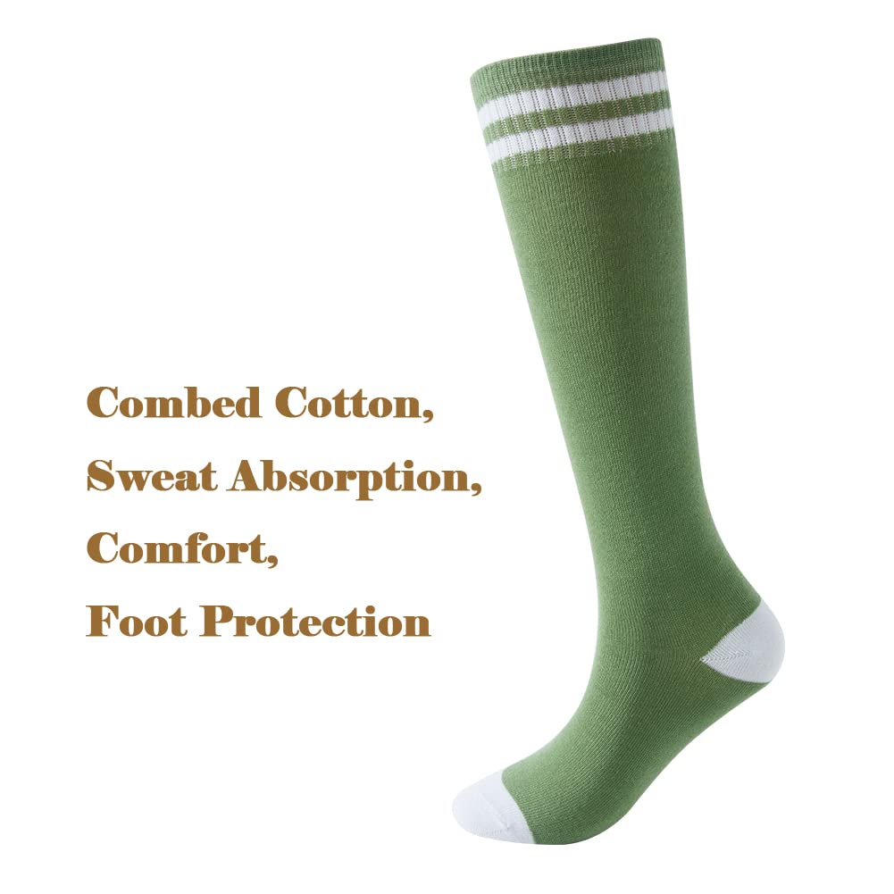 **Best Knee High Socks for Kids - Cotton Soccer Socks for Boys & Girls, Toddler Athletic Socks - Perfect for Sports, School & Everyday Wear**