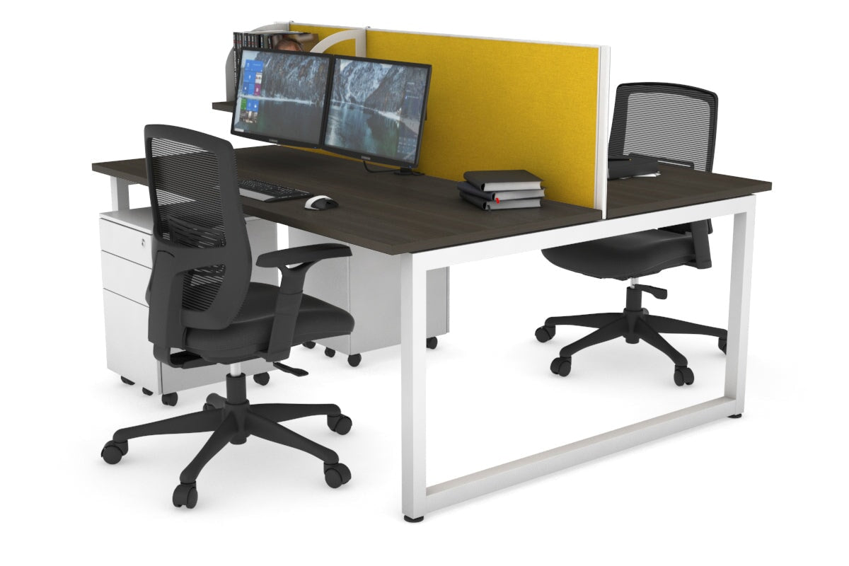 Quadro Loop Legs 2 Person Office Workstation - 47.2