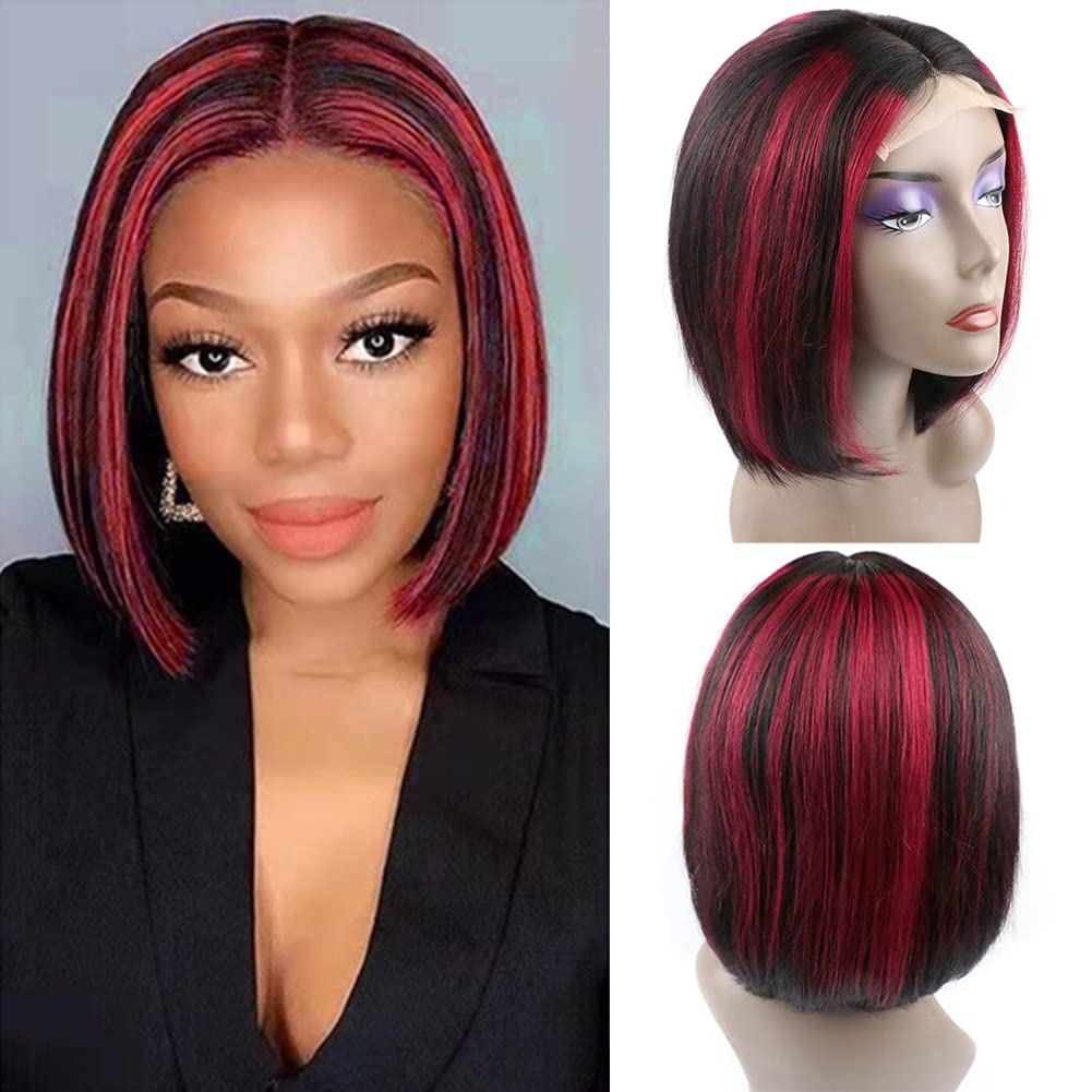 Glueless Brazilian Straight Lace Front Wig 12