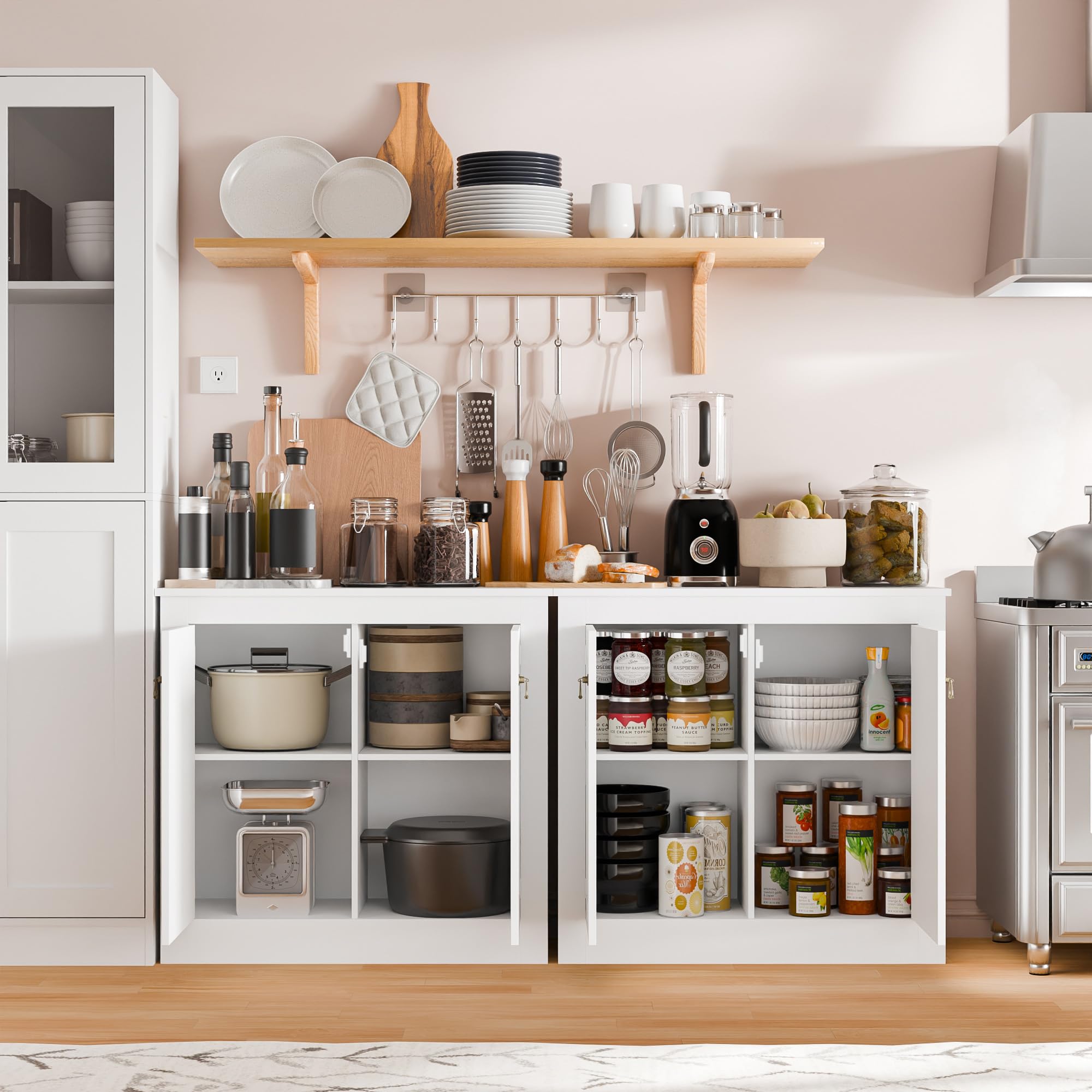 Cozy Castle Buffet Cabinet with Storage - 31.5