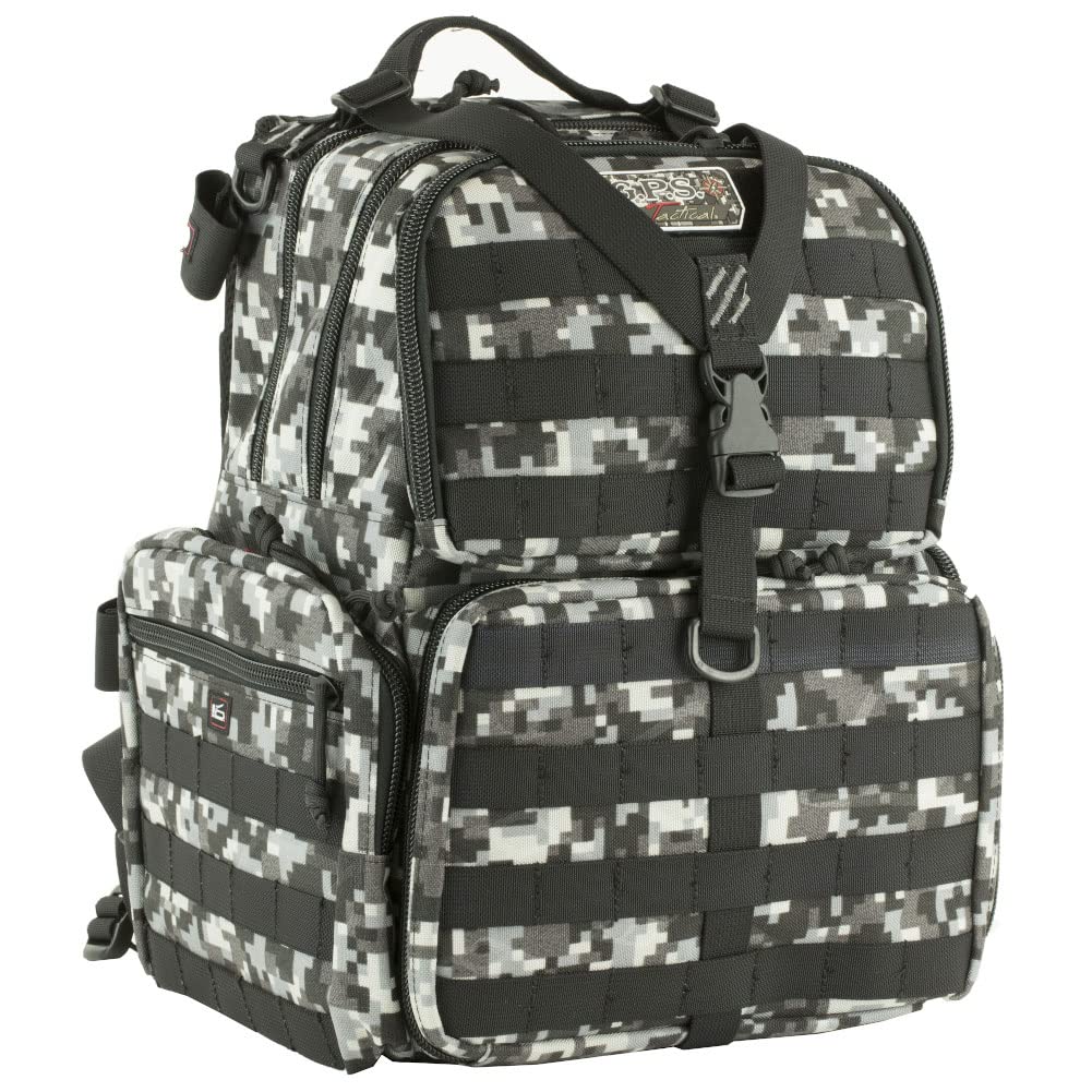 Tactical Range Backpack for Shooting - 3 Handgun Capacity, MOLLE Webbing, Waterproof & Durable - Perfect for Range Training, Hunting & Outdoor Adventures